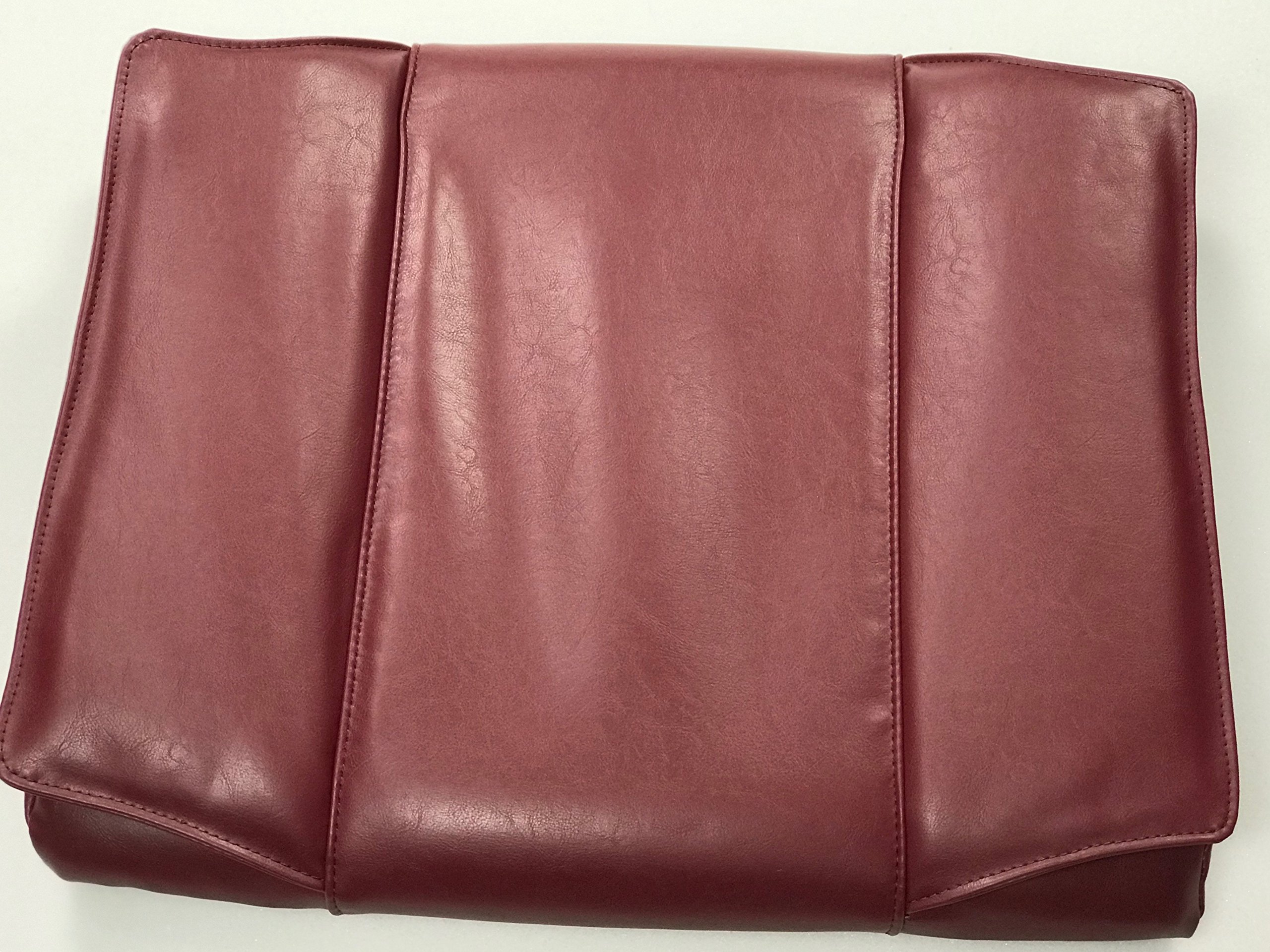 **ZKZ Salon Pedicure Chair Massage Cushion with Air Seat Cover - Burgundy Spa Comfort for Nail Salons & Home Relaxation**