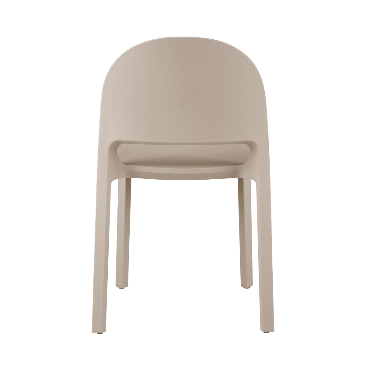 Modern Arch Stacking Dining Chair - Sturdy & Space-Saving Stackable Chairs for Kitchen, Dining Room, or Office - Perfect for Small Spaces & Entertaining
