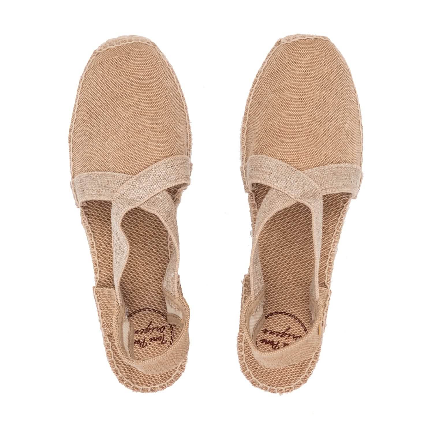 Women's Plain Canvas Wedge Espadrille Shoes - Comfortable Summer Casual Flats with Jute Sole | Perfect for Beach, Vacation & Everyday Wear - Verdi V