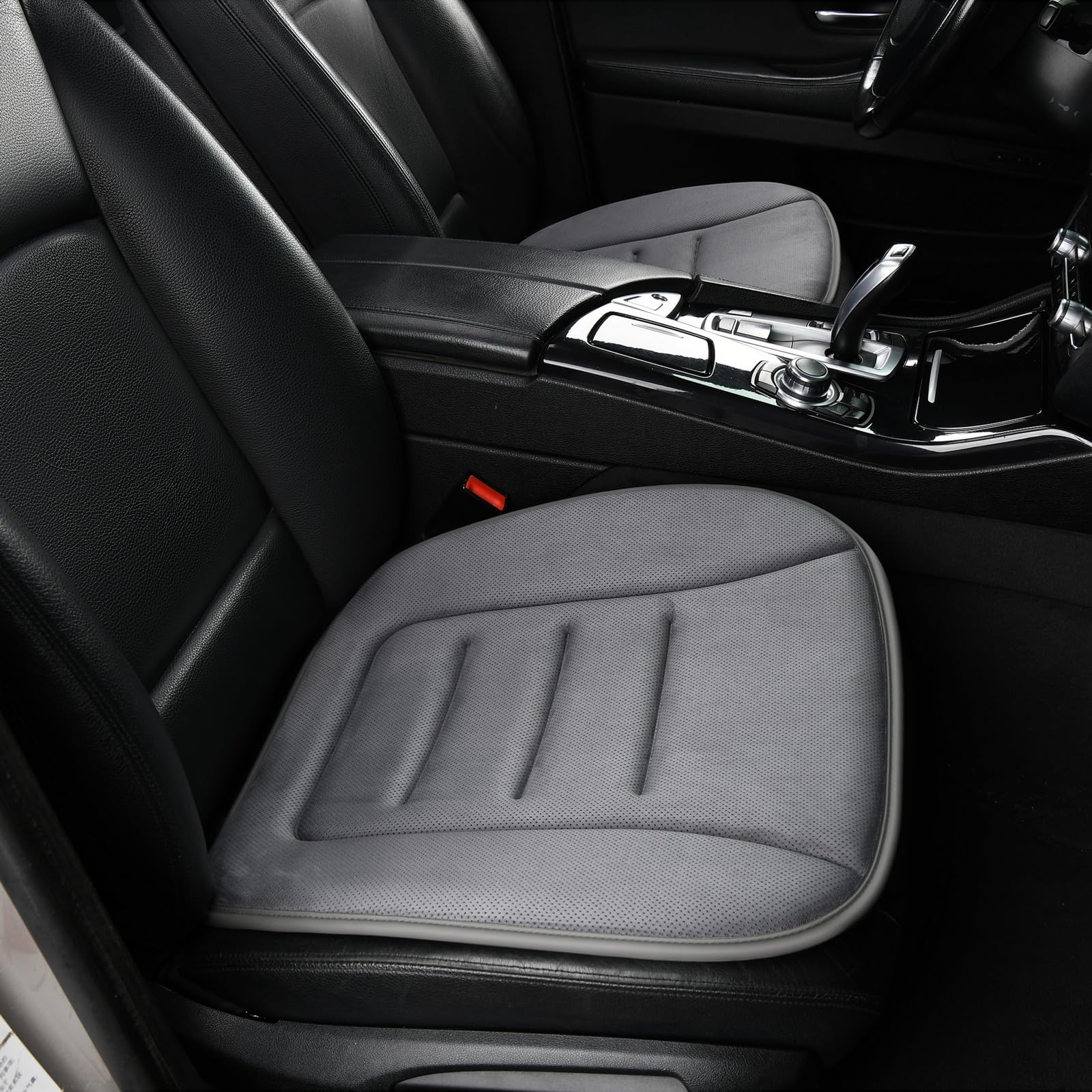 **KAYI Memory Foam Car Seat Cushion – Orthopedic Support for Tailbone Pain Relief, Non-Slip Bottom – Comfortable for Driving, Office & Home Use (Grey)**    *(Perfect for Long Commutes, Road Trips, Work-from-Home & Gaming Chairs – Enhances Posture & Reduces Back Discomfort)*
