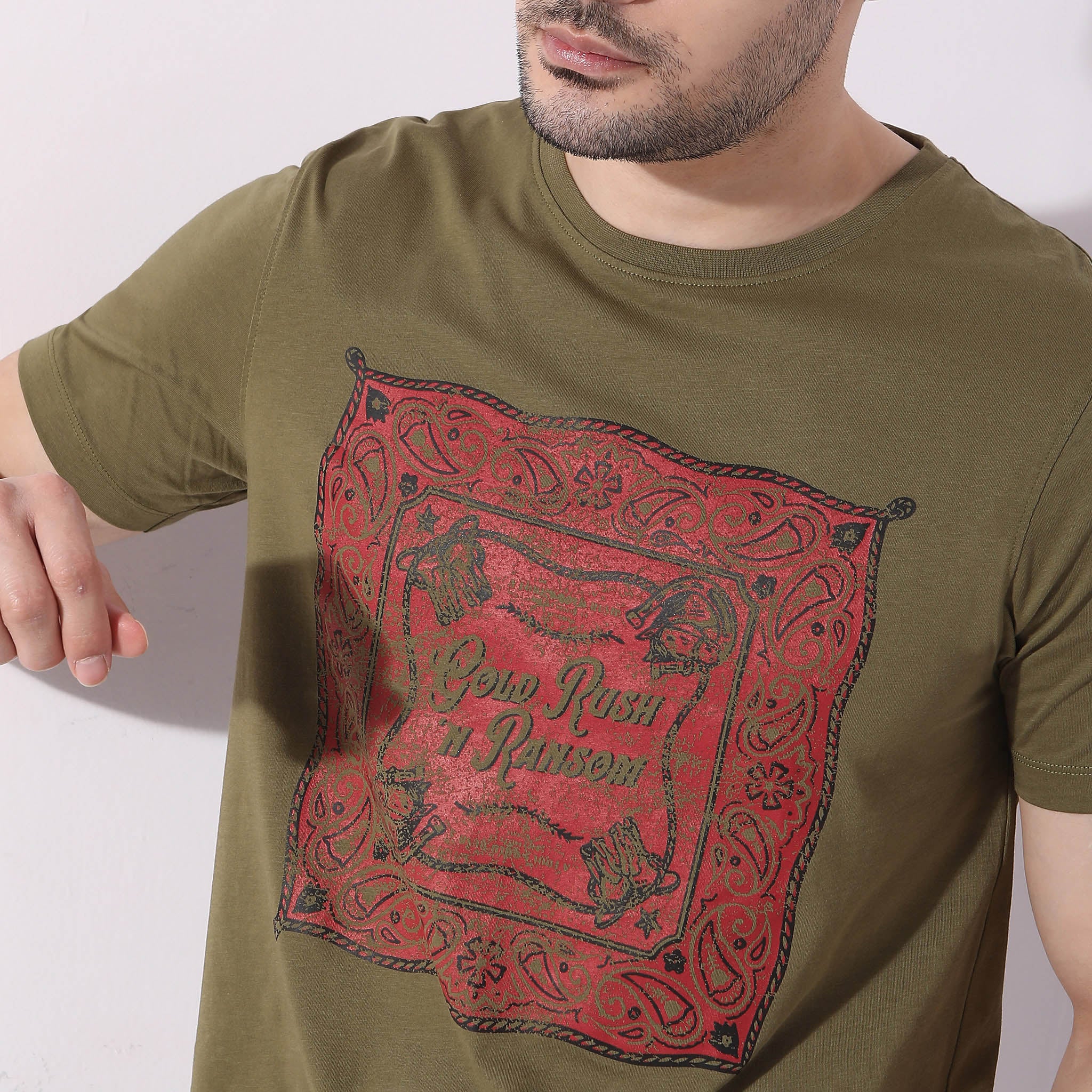Graphic Crew Neck Cotton T-Shirt for Men & Women | Soft Comfortable Casual Tee | Perfect for Everyday Wear, Street Style & Summer Outfits