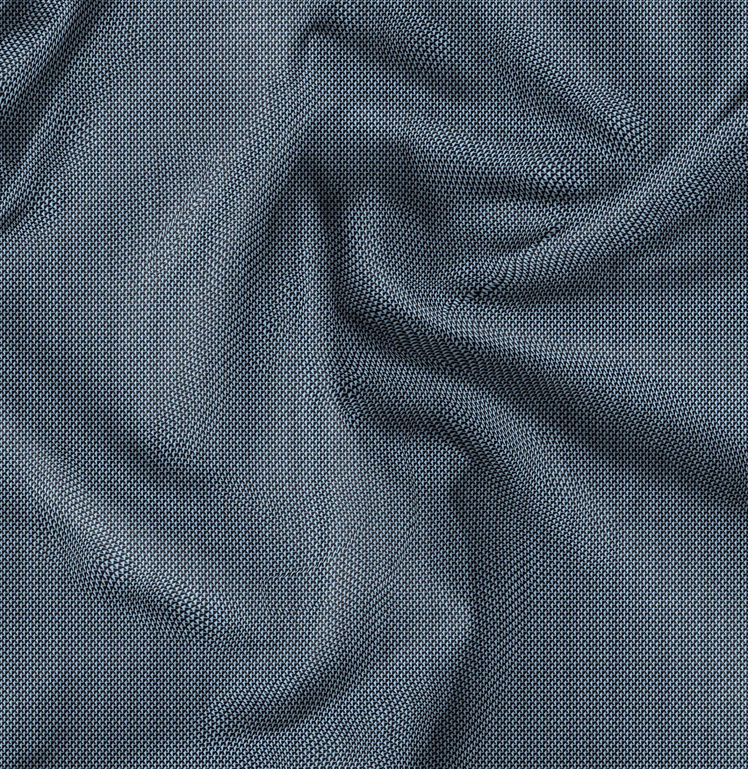 Soimoi Moss Georgette Brown Fabric by The Yard - 42 Inch Wide Geometric Print Fabric for Dresses, Curtains & DIY Crafts - Triangle Pattern Chic Fabric for Sewing Projects & Home Decor
