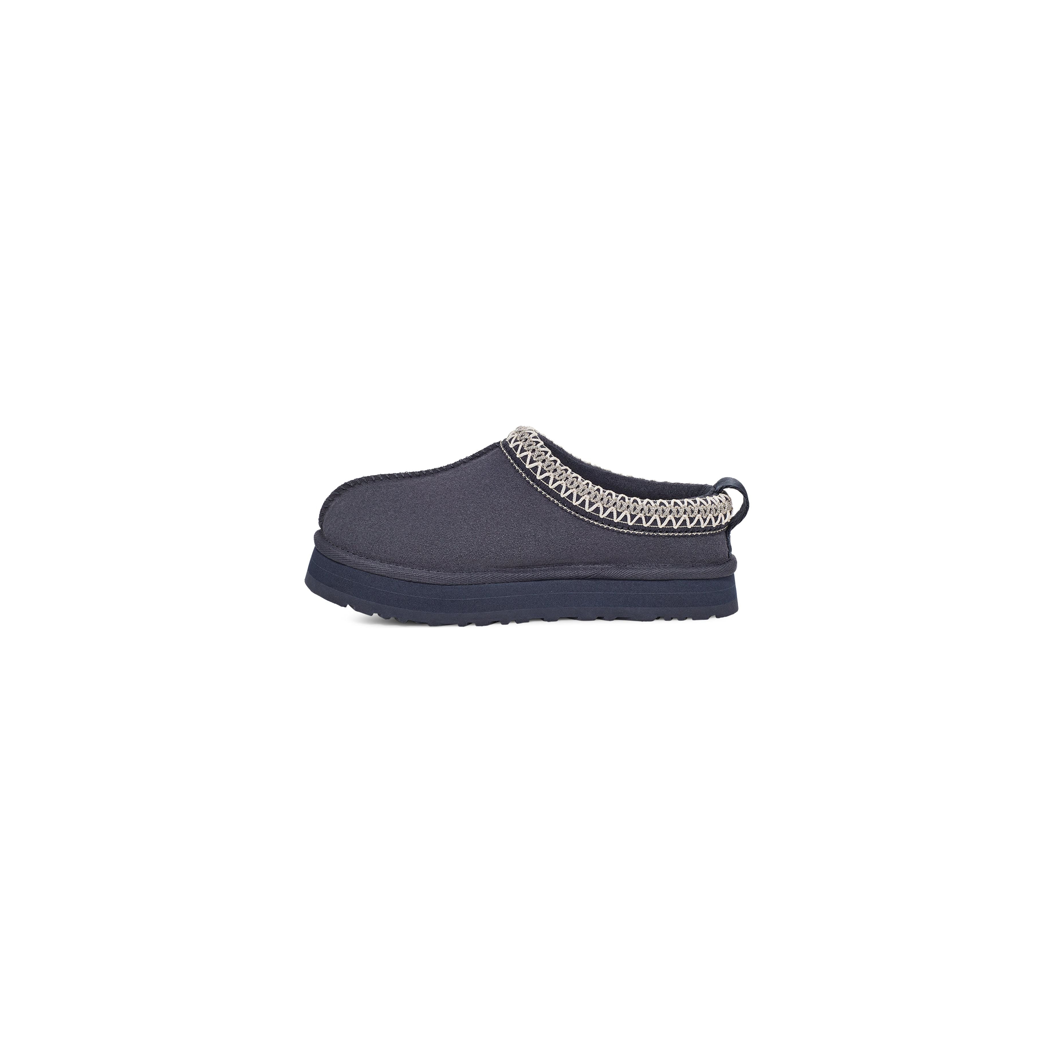 UGG Kids Tazz Slippers in Eve Blue - Warm & Cozy House Shoes for Boys & Girls - Perfect for Indoor, Winter & Cold Weather Wear