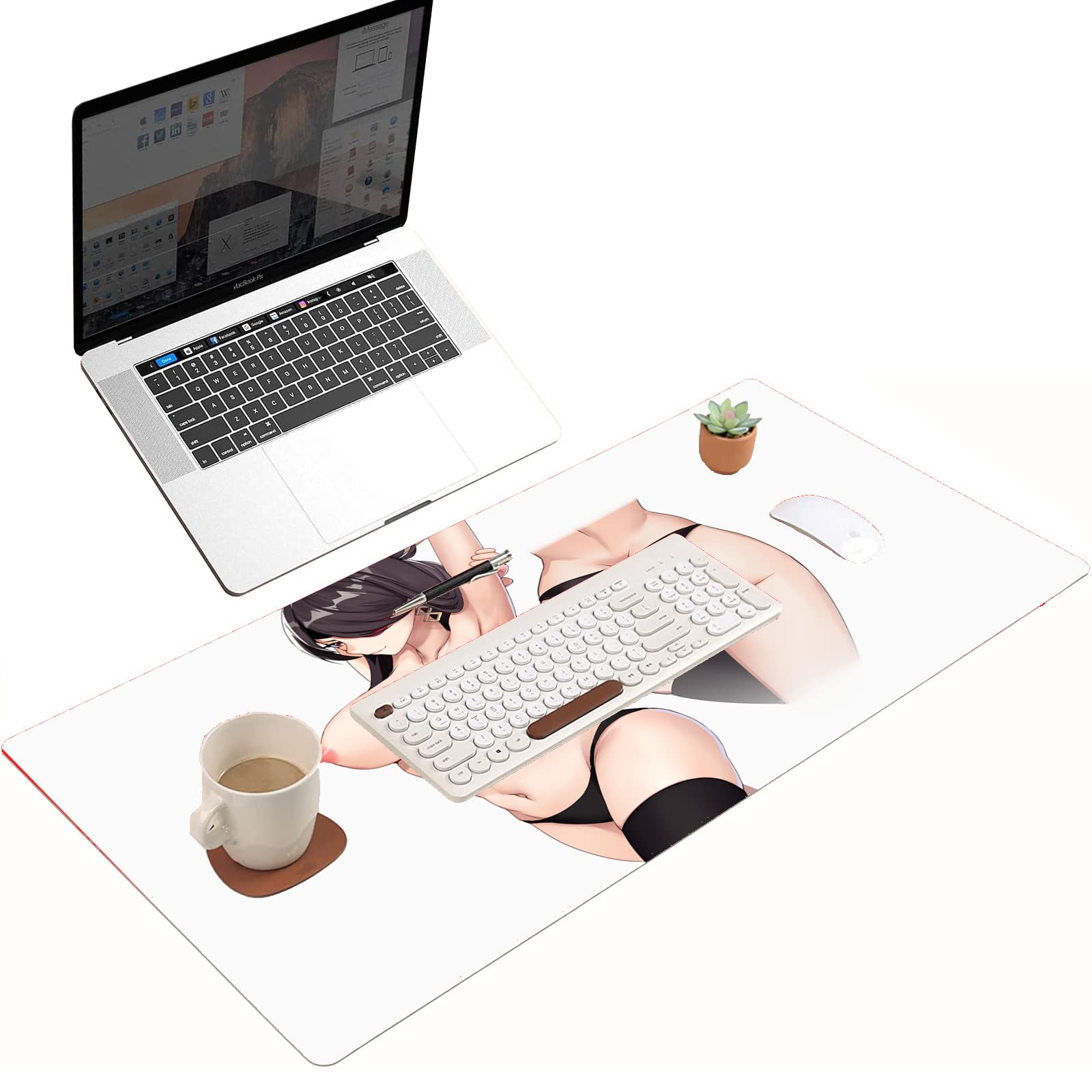 Anime Mouse Pad - Large Non-Slip Gaming Mouse Mat (31.5