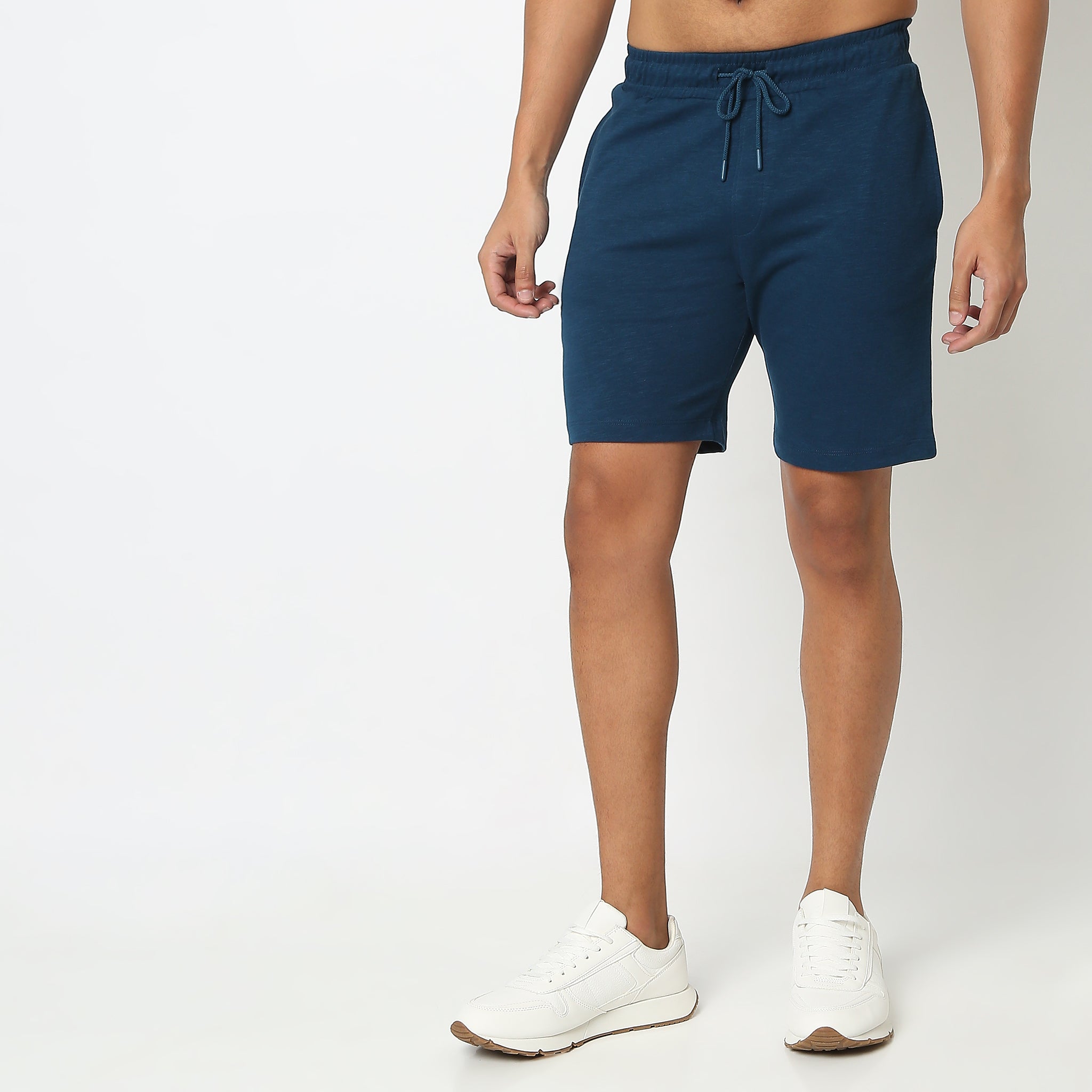 Mid Rise All Day Snug Lounge Shorts - Comfortable Stretchy Women's Casual Shorts for Yoga, Home, Sleep & Relaxation