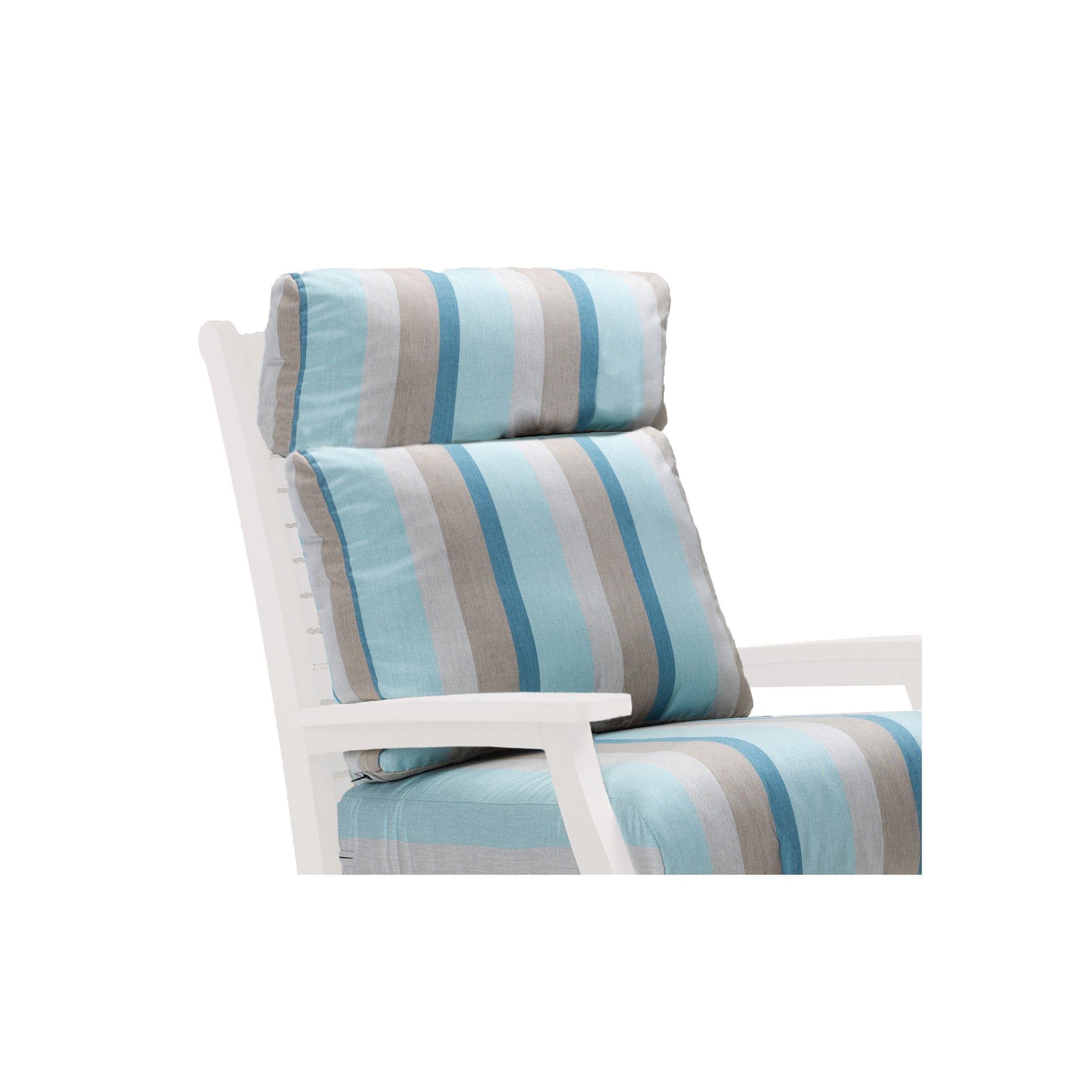Berlin Gardens Classic Terrace High Back Cushion - Premium Outdoor Patio Furniture Cushion for Lounge Chairs, Waterproof & UV Resistant - Perfect for Backyard, Poolside & Garden Relaxation