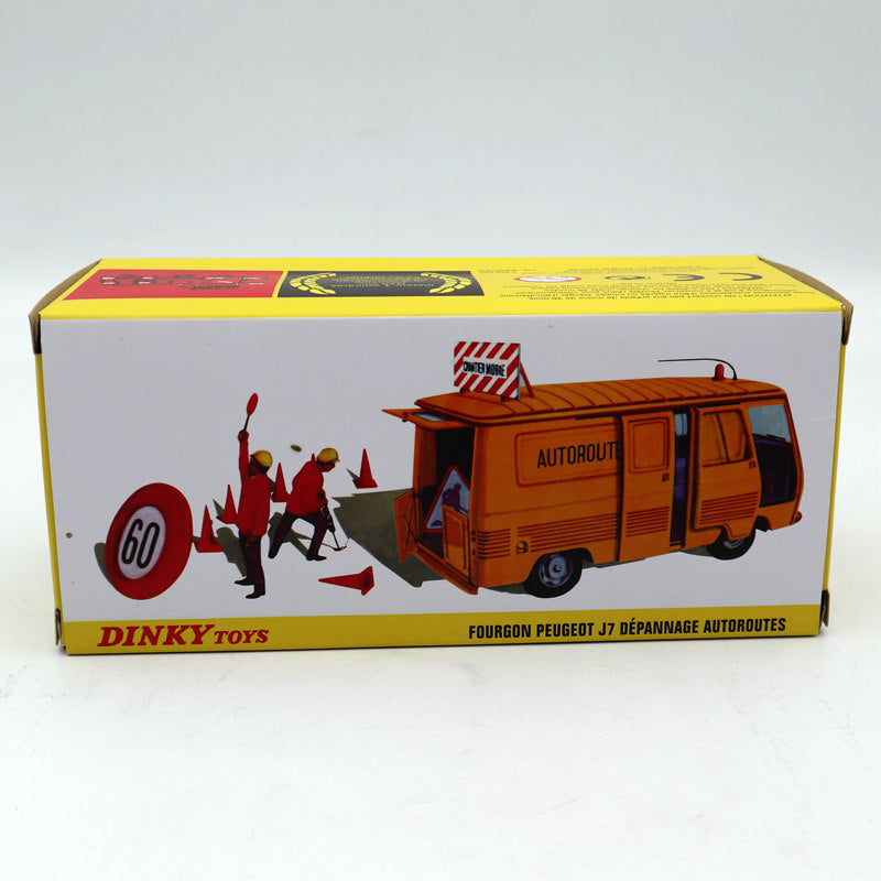 1:43 Scale Atlas Dinky 570A Peugeot J7 Highway Breakdown Truck Diecast Model Car - Collectible Vintage Toy Gift for Adults & Kids | Perfect for Display, Play, and French Vehicle Enthusiasts
