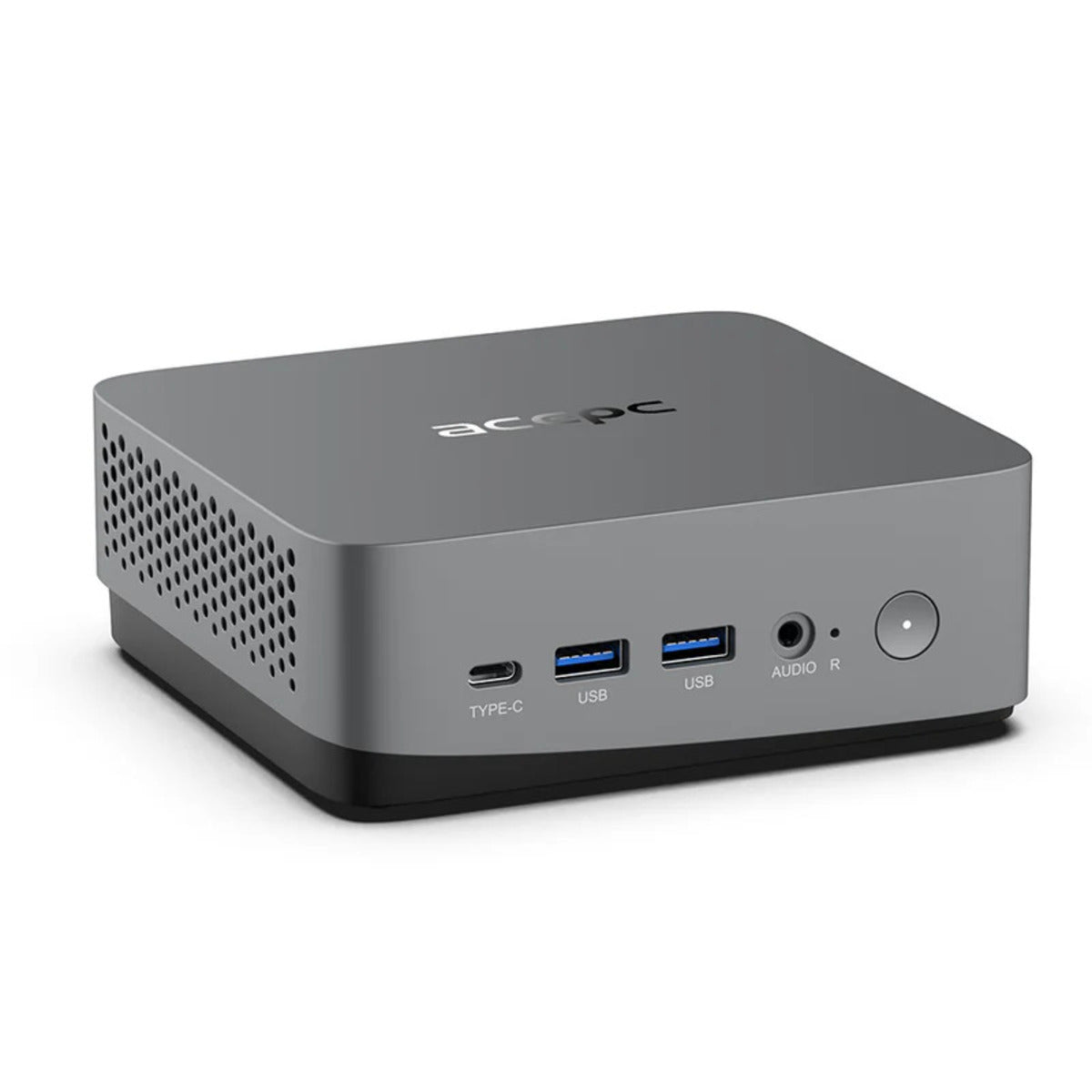 ACEPC PowerBox Pro Mini PC - Ultra Compact & Powerful Windows 10 Computer, Intel Celeron J4125, 8GB RAM, 128GB SSD, Dual HDMI, 4K UHD Support - Perfect for Home Office, Digital Signage & Entertainment Center