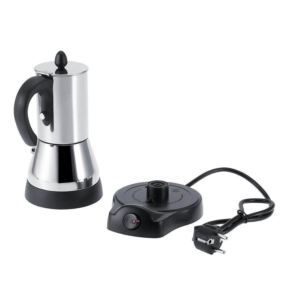 Stainless Steel Electric Coffee Maker - 200ml/300ml Mocha Pot Percolator for Home & Office | Premium Food Grade Coffee & Tea Brewer for Espresso, Latte & Cappuccino | Perfect for Kitchen, Dorm, Camping & Gifts