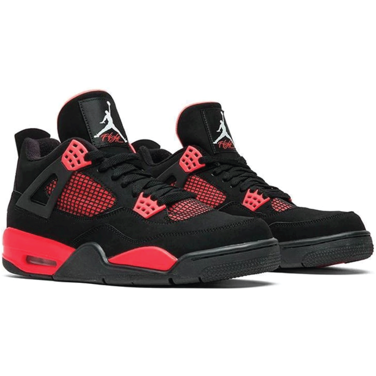 Air Jordan 4 Retro Red Thunder Men's Basketball Shoes - Stylish Sneakers for Casual Wear, Sports & Street Fashion