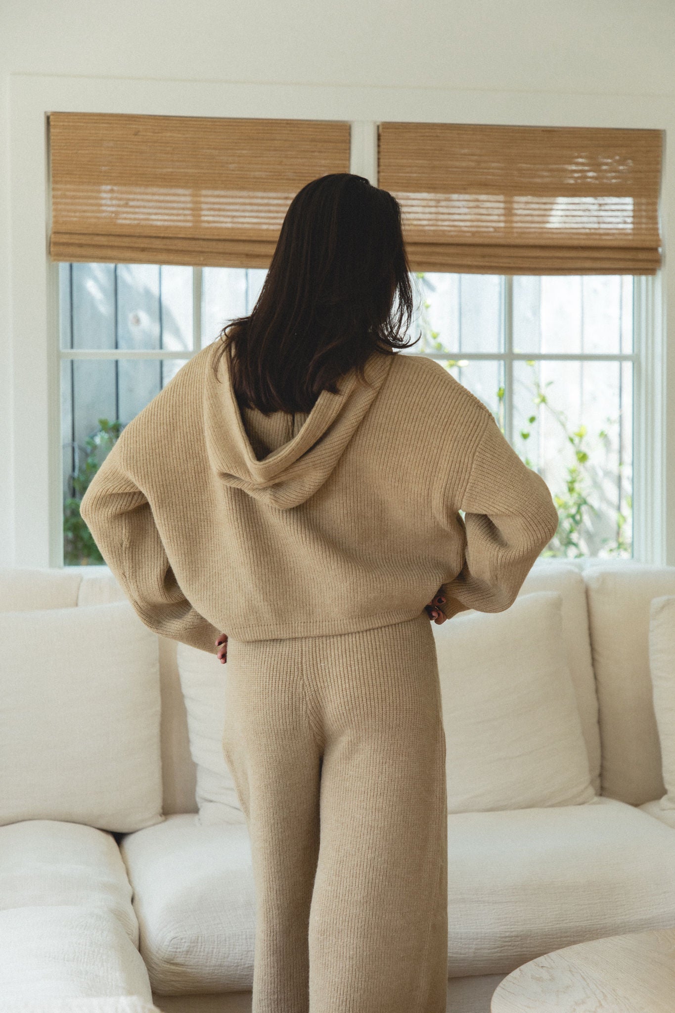 Autumn Wave Knit Sweater Hoodie Top - Cozy Women's Pullover for Fall Fashion | Perfect for Casual Outings, Coffee Dates & Weekend Relaxation