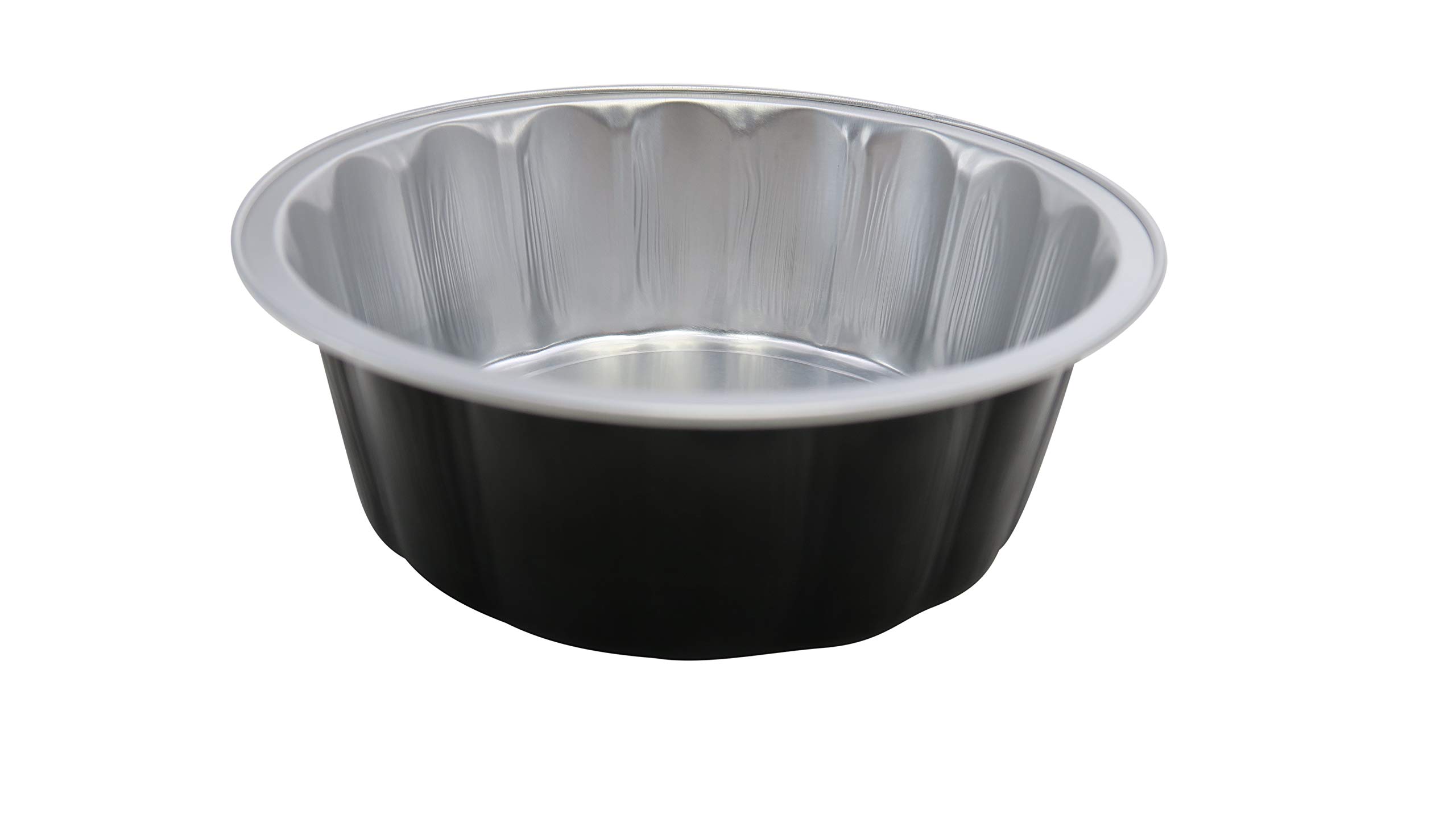 KitchenDance 8 oz Disposable Aluminum Cake Cups - 1000 Pack Black Tart Pans for Baking, Desserts & Party Treats | No Lids Included | Perfect for Cupcakes, Pies & Individual Desserts