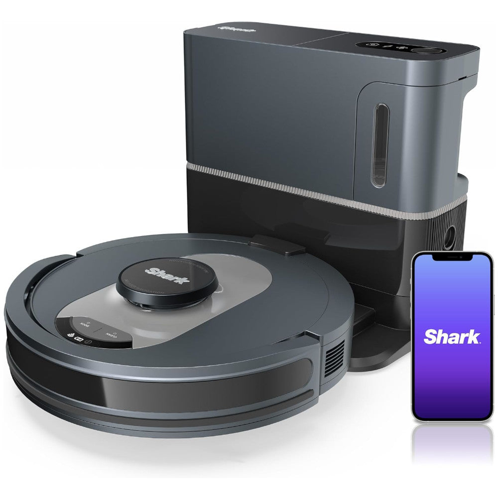 SHARK UR2500SR AI Ultra Robot Vacuum Cleaner - Certified Refurbished with Home Essentials Warranty - Perfect for Pet Hair, Hardwood Floors & Smart Home Cleaning