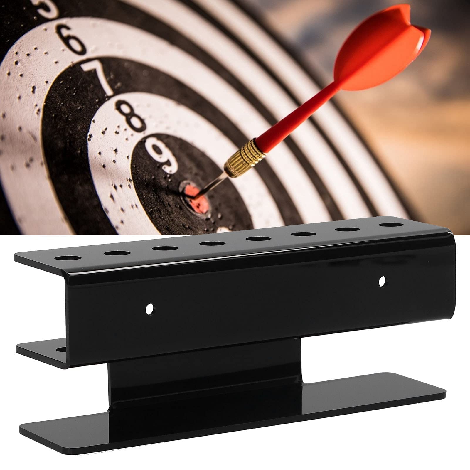 Acrylic Dart Wall Rack - Wall Mounted Darts Holder & Display Stand for Indoor Pin Darts | Durable Storage Solution for Fitness Rooms, Living Rooms & Home Gyms | Perfect for Game Nights & Sports Training