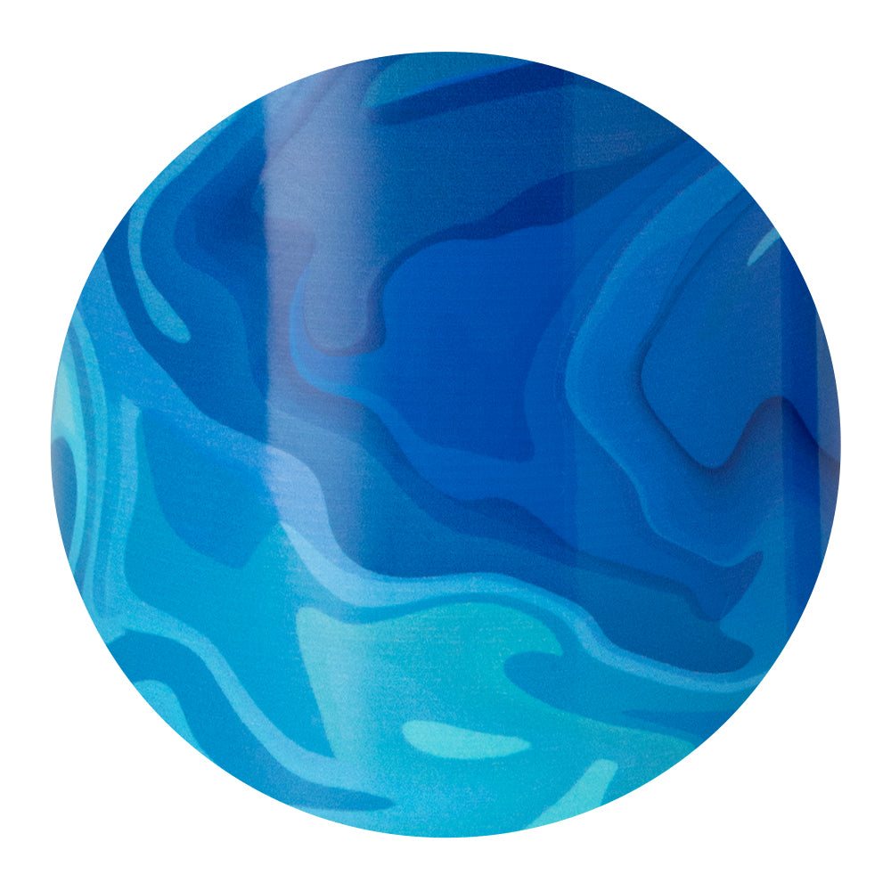 Blue Lagoon Stemless Wine Glass Set - 12oz Shatterproof Glasses for Chardonnay, Rose, Cocktails - Perfect for Parties, Weddings, and Outdoor Gatherings