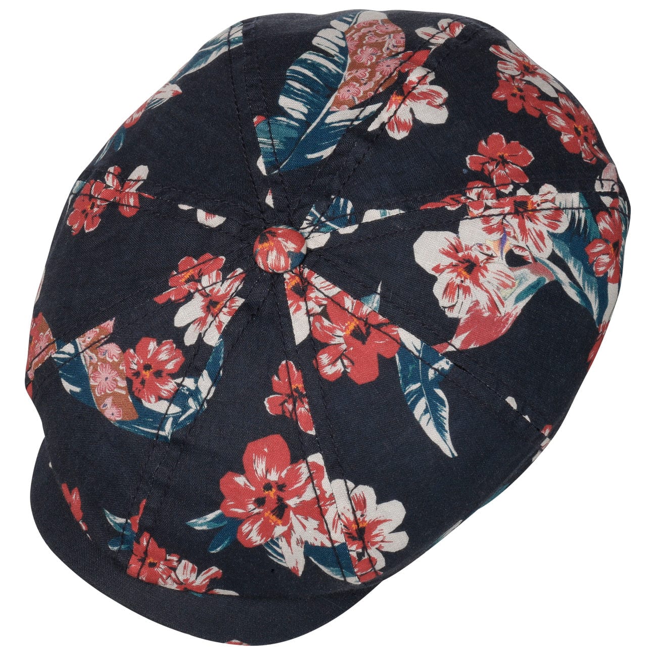 Stetson Hatteras Flowlin Flat Cap for Men - Classic Cotton Twill Hat for Casual & Outdoor Wear | Perfect for Fishing, Golf, and Everyday Style