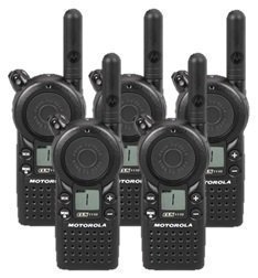 Motorola CLS1110 UHF Walkie Talkies 5-Pack for Outdoor Adventures
