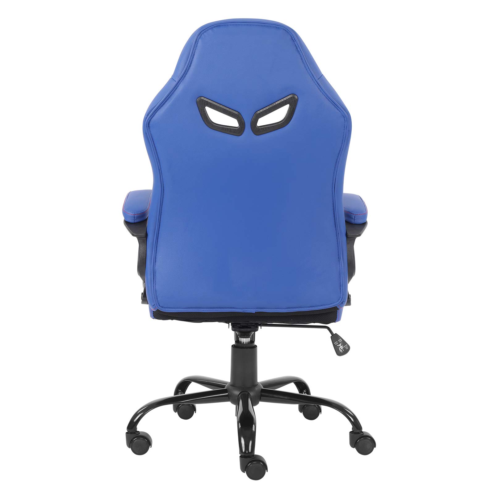 Modern-Depo Ergonomic Gaming Chair for Teens & Juniors - High Back Swivel Racing Computer Chair with Adjustable Height & Soft Padded Armrests (Blue/White) - Perfect for Esports, Streaming & Home Office Setup