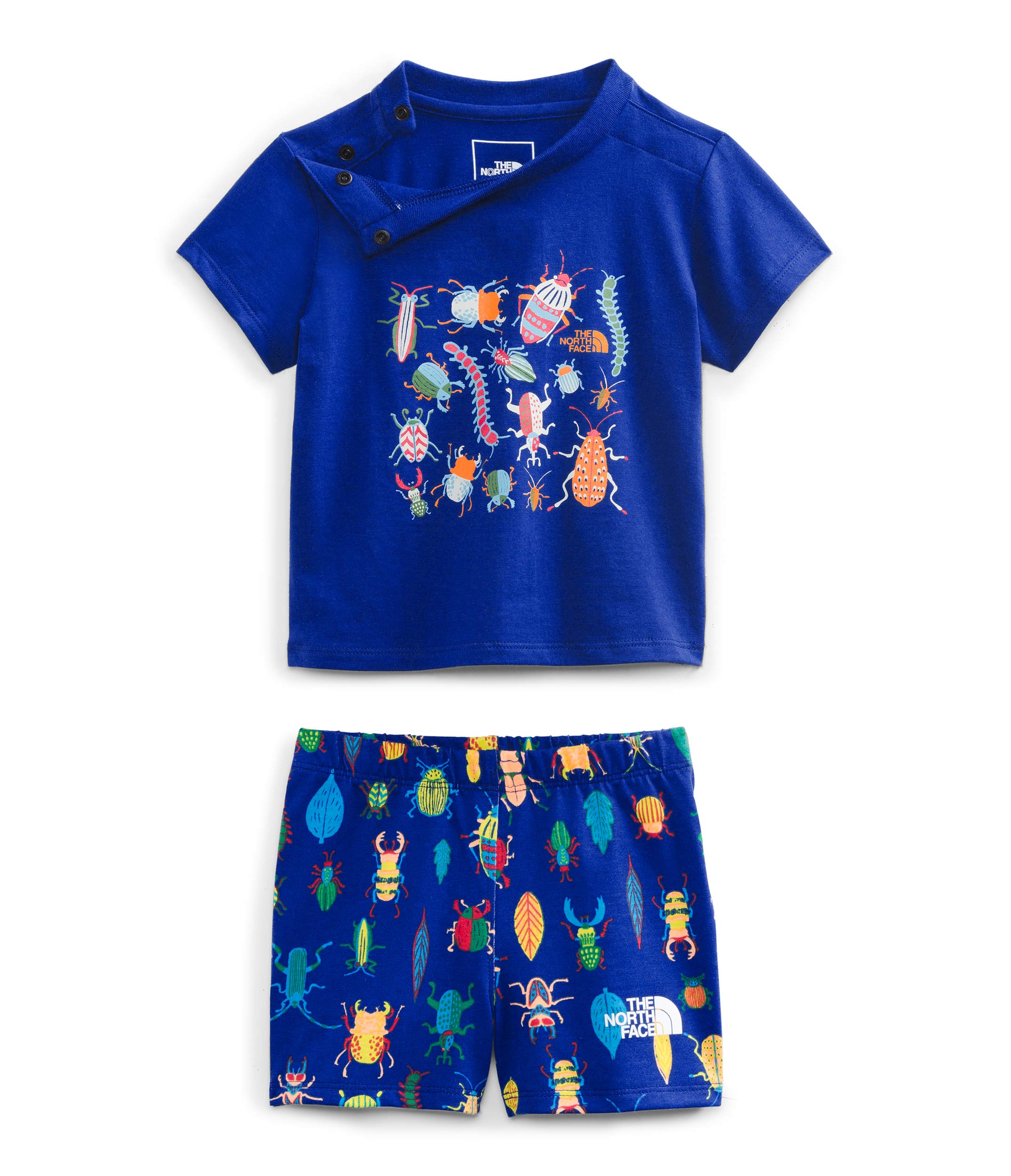 The North Face Baby Cotton Summer Outfit Set - Soft & Breathable Toddler Clothes for Boys & Girls | Perfect for Outdoor Play, Beach Trips & Summer Adventures