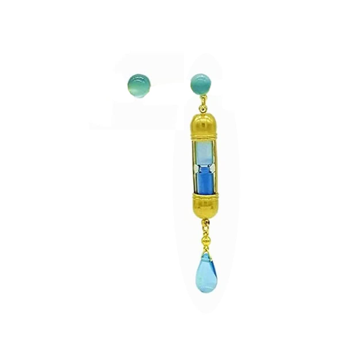 MANZ Manga Vanitas Cosplay Earrings - Anime The Case Study of Vanitas Luminous Hourglass Earrings for Cosplay, Halloween, Anime Conventions & Gift Giving