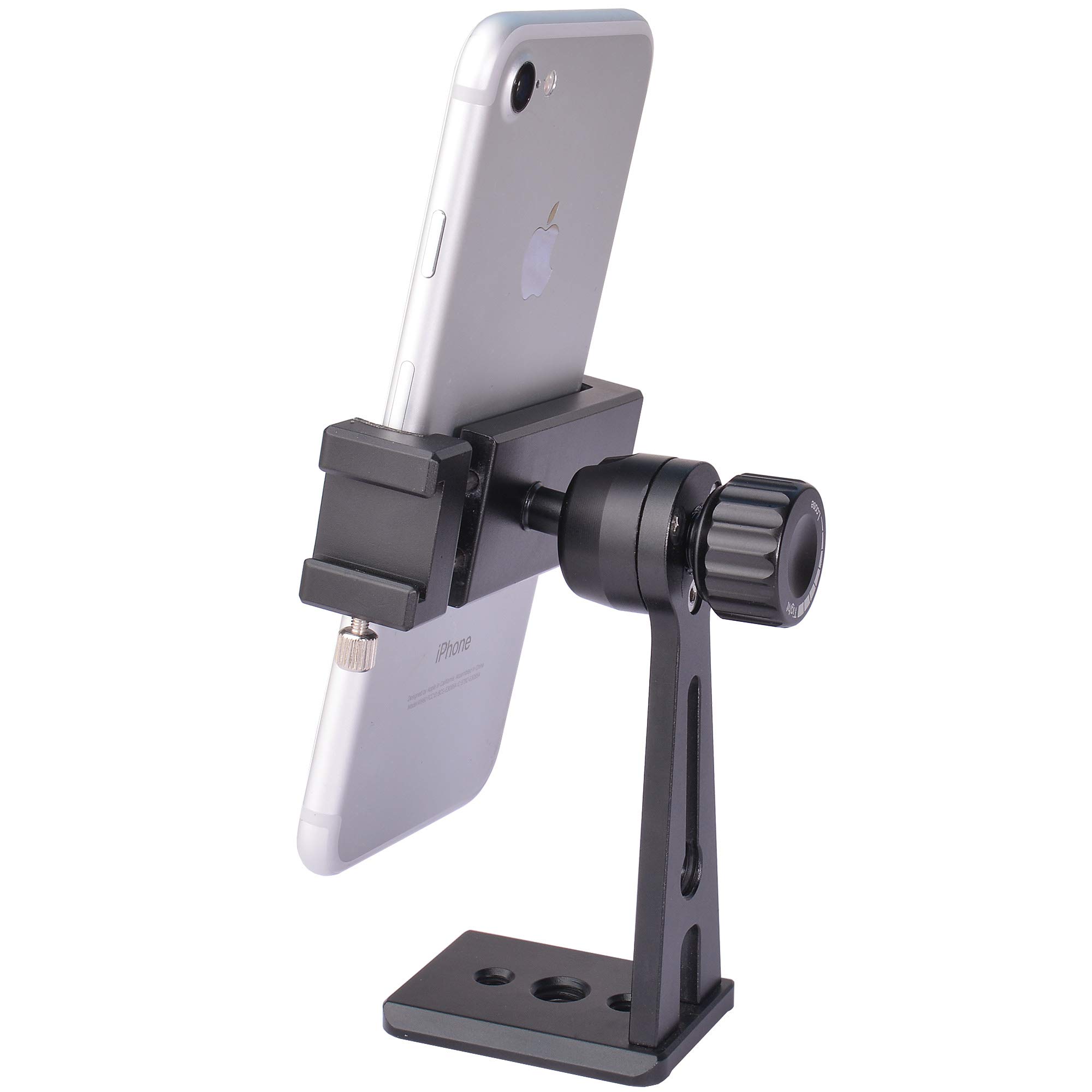 Universal Phone Tripod Mount with Wireless Remote Control - Compatible with iPhone, Samsung, LG, HTC, Google Pixel - Perfect for Selfies, Live Streaming, Vlogging & Video Recording