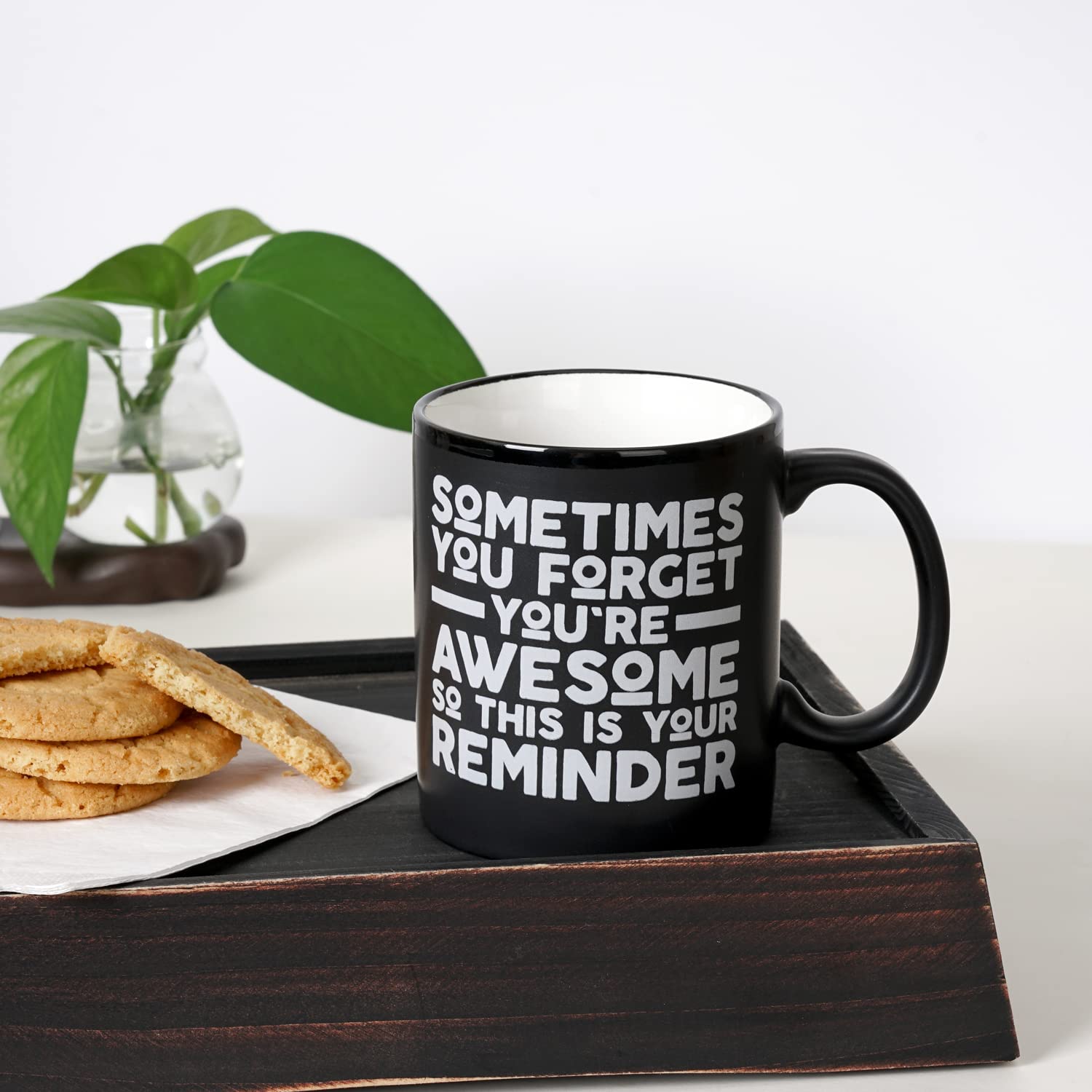 Funny Thank You Gifts for Men & Women - Inspirational Coffee Mug for Friends, Coworkers, Boss, Employees, Parents & Mentors - Perfect Birthday, Graduation & Friendship Present - Great for Office, Home & Daily Coffee Breaks