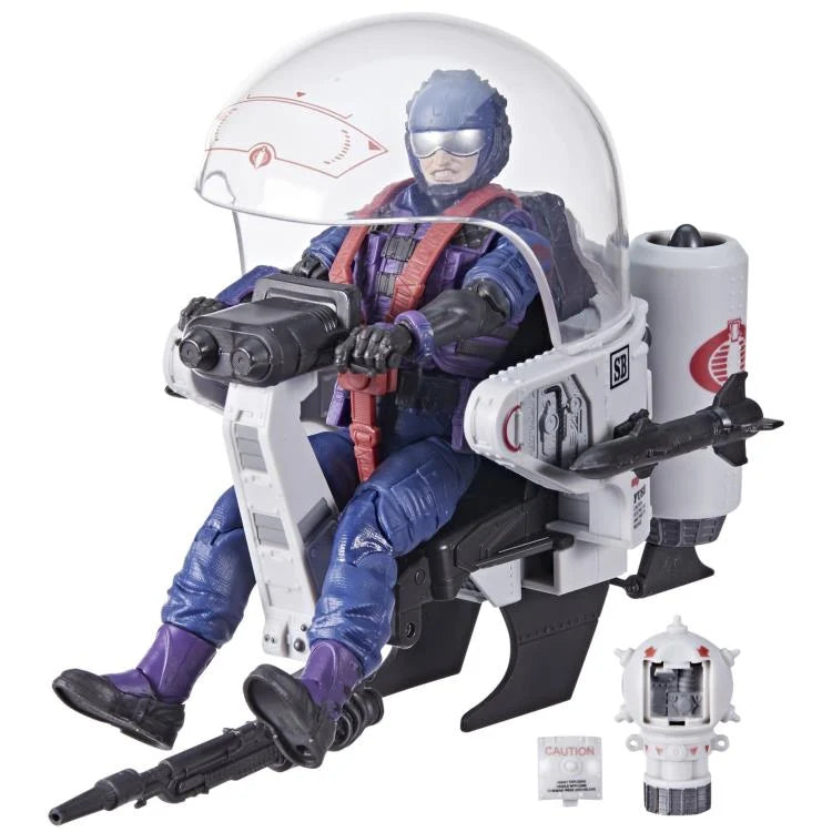 G.I. Joe Classified Series Tele-Viper & Cobra Flight Pod (Trouble Bubble) 6-Inch Action Figure Set - Collectible Military Toy for Display & Play Battles