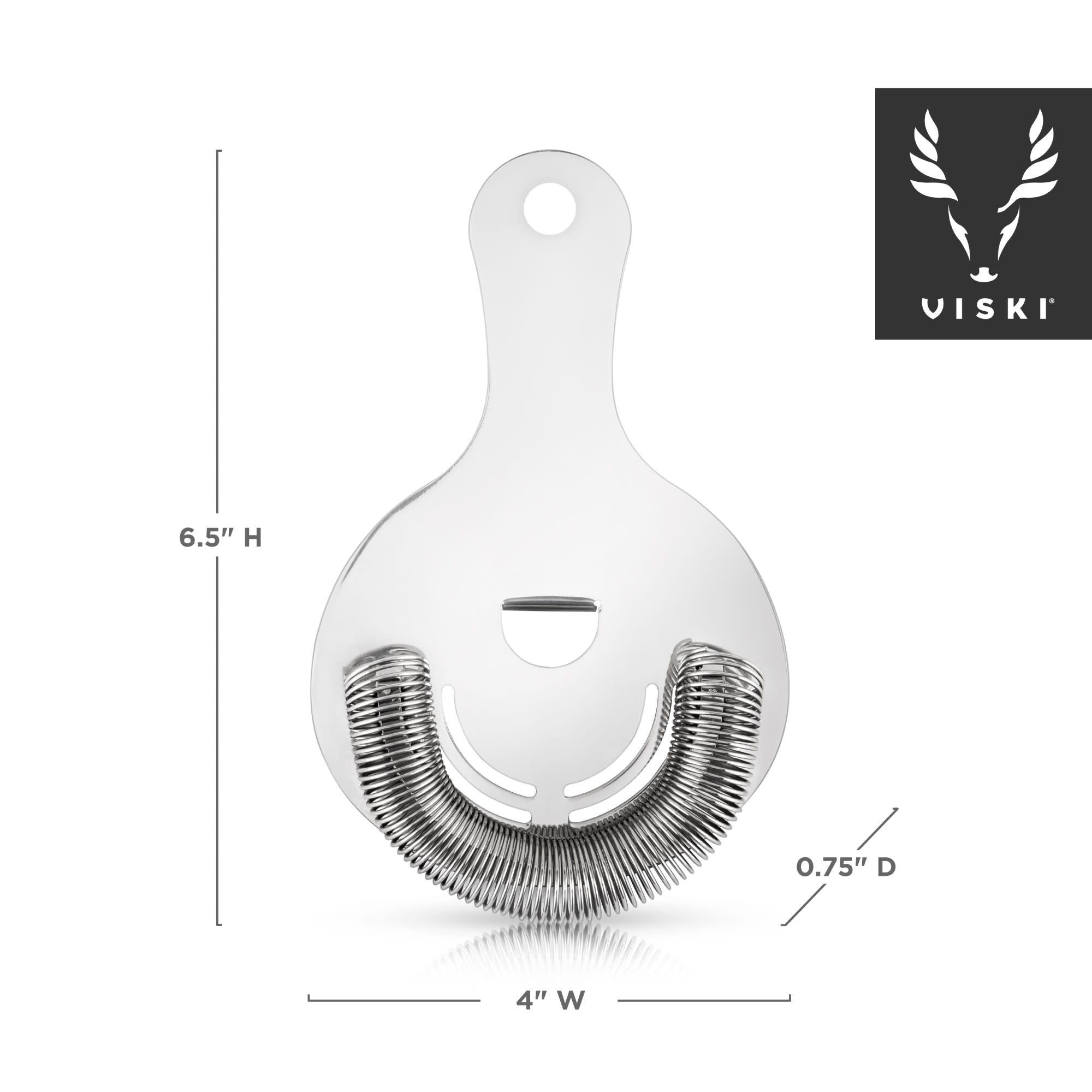 Harrison Hawthorne Premium Stainless Steel Kitchen Strainer - Fine Mesh Colander for Pasta, Vegetables, and Fruits - Ideal for Cooking, Baking, and Food Prep