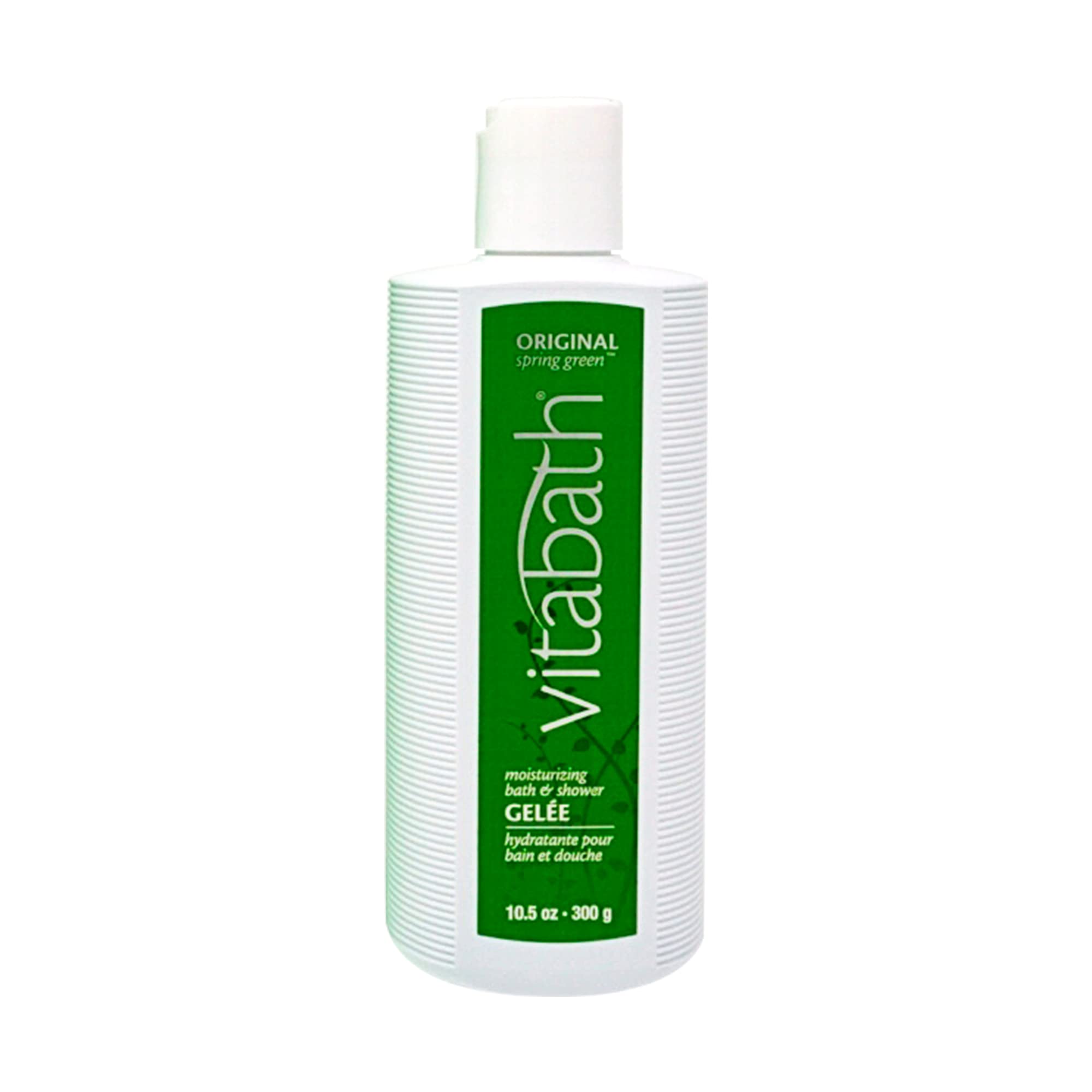 Vitabath Original Spring Green Moisturizing Bath & Shower Gel - 10.5 oz | Hydrating Body Wash for Dry Skin with Botanical Extracts | Luxurious Foaming Cleanser for Spa-Like Experience at Home | Perfect for Daily Skincare Routine & Relaxing Bath Time