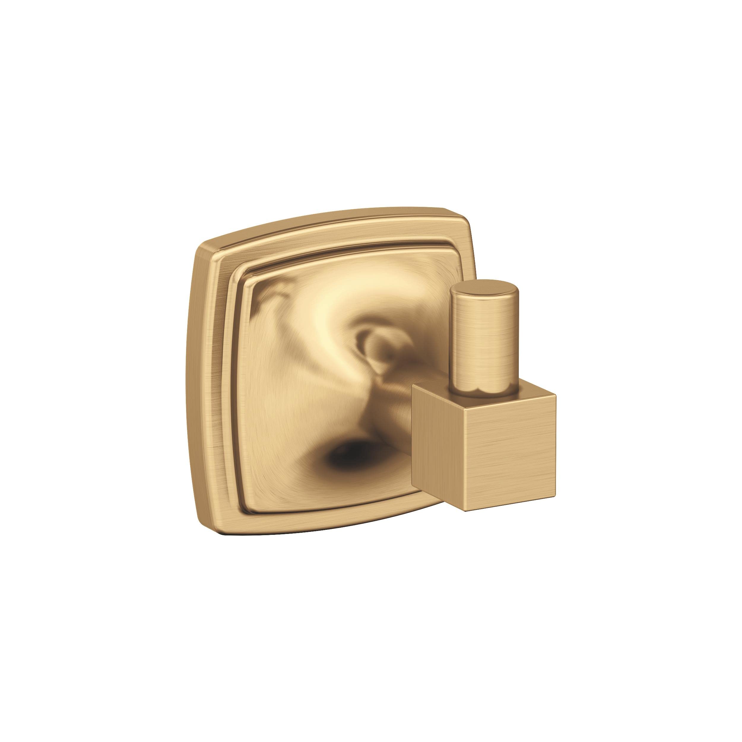 Amerock BH36090CZ Champagne Bronze Single Robe Hook - 2-1/4 Inch (57mm) Bathroom Towel Holder with Stature Design - Durable Bath Accessories for Robes, Towels & Clothes - Perfect for Bathroom, Spa & Bedroom Organization