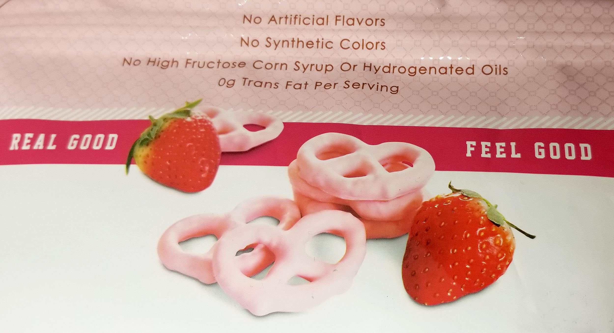 Creative Snacks Strawberry & Yogurt Pretzels 1 lb 8 oz (680g) - Crunchy Sweet & Tangy Pretzel Bites - Perfect for Parties, Movie Nights & Office Snacks