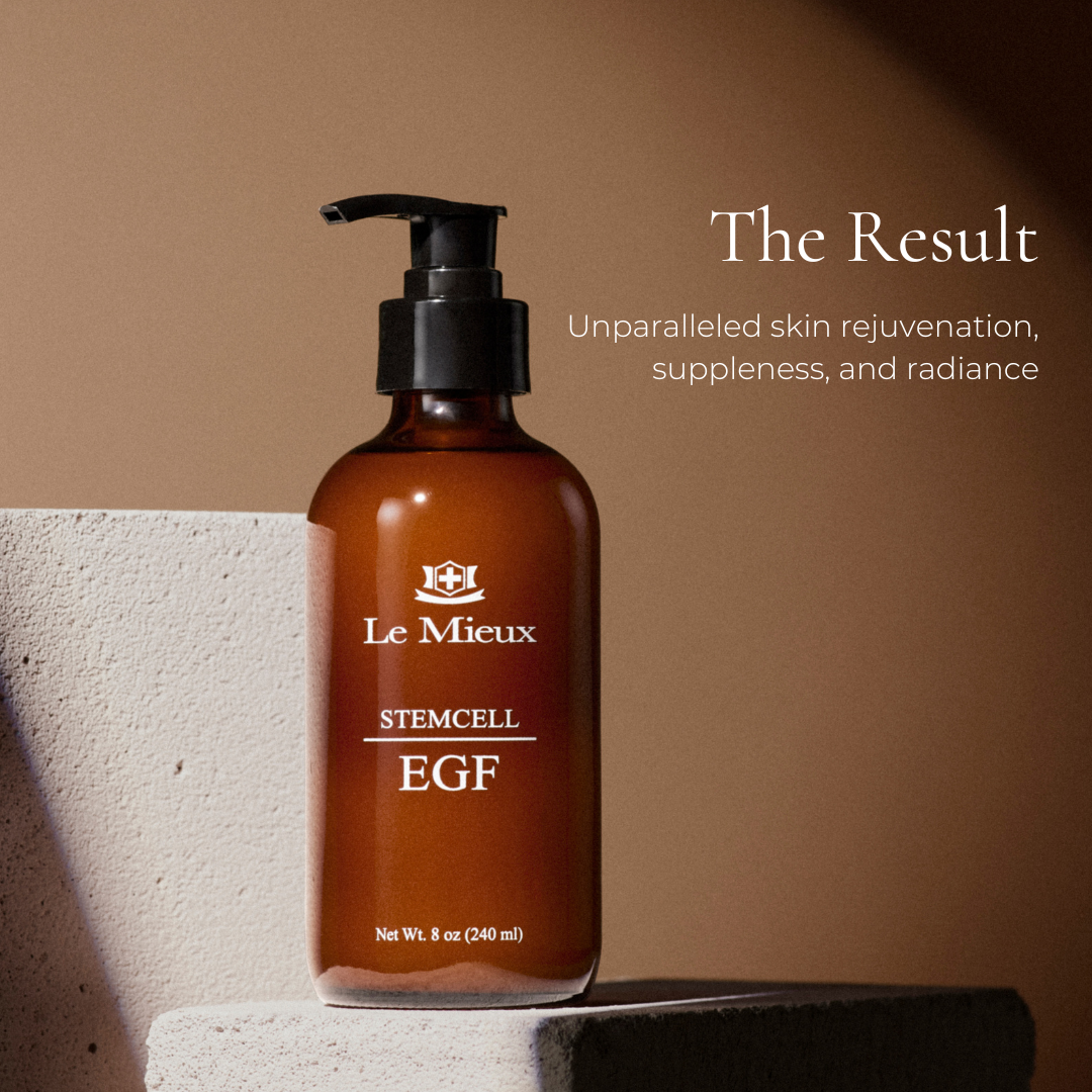 StemCell EGF Deluxe Anti-Aging Serum - Premium Facial Treatment for Wrinkles & Fine Lines - Perfect for Night Skincare Routine & Daily Hydration