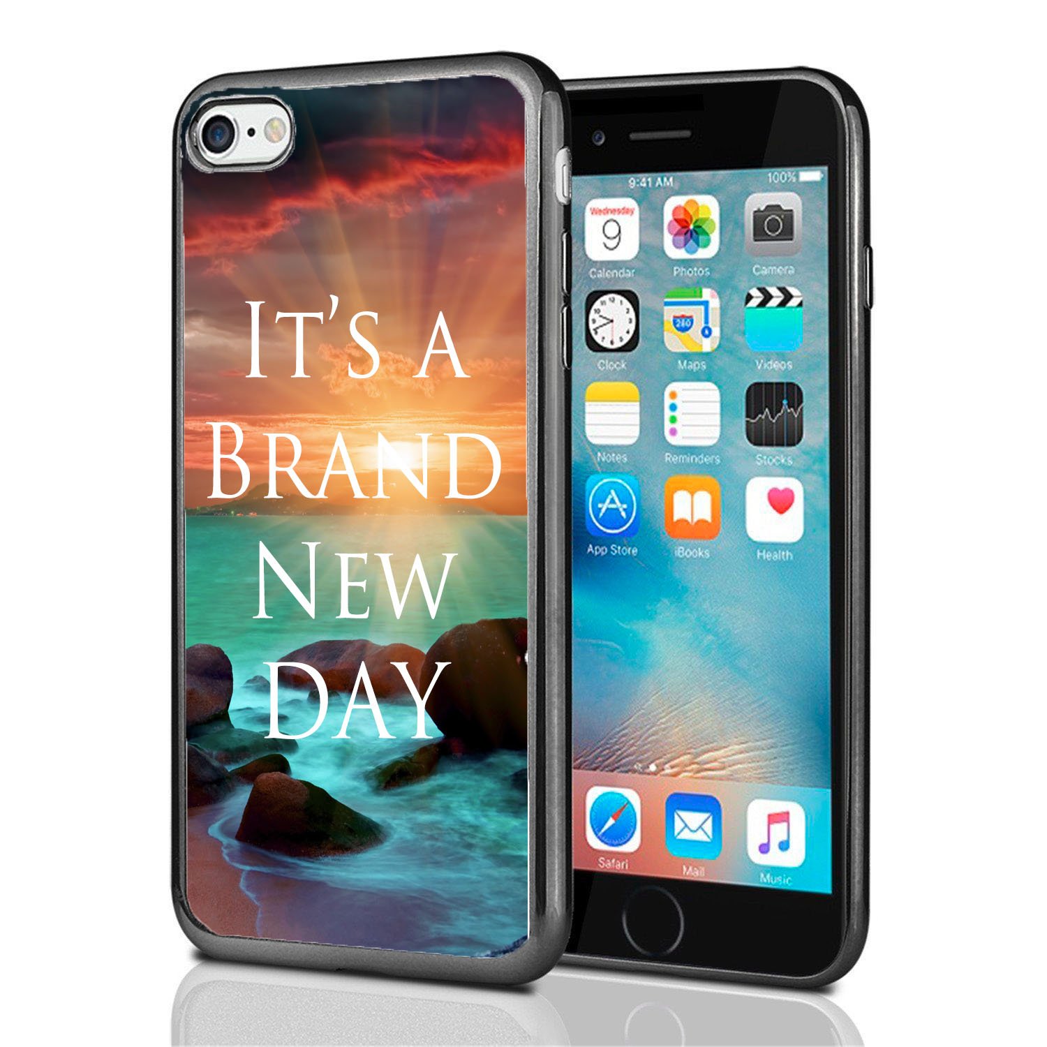 Atomic Market iPhone 7 & 8 Case - Premium Beach Shore Design Protective Cover | Perfect for Summer Vacations, Beach Trips & Outdoor Adventures