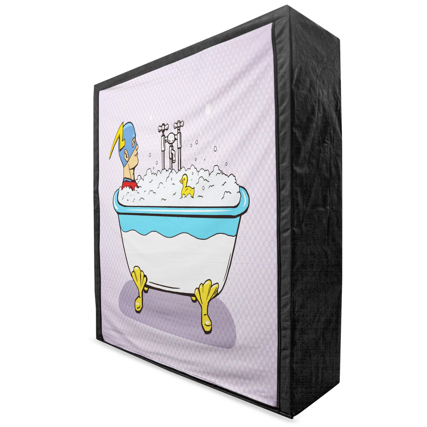 Ambesonne Comics Superhero Fabric Wardrobe - 59