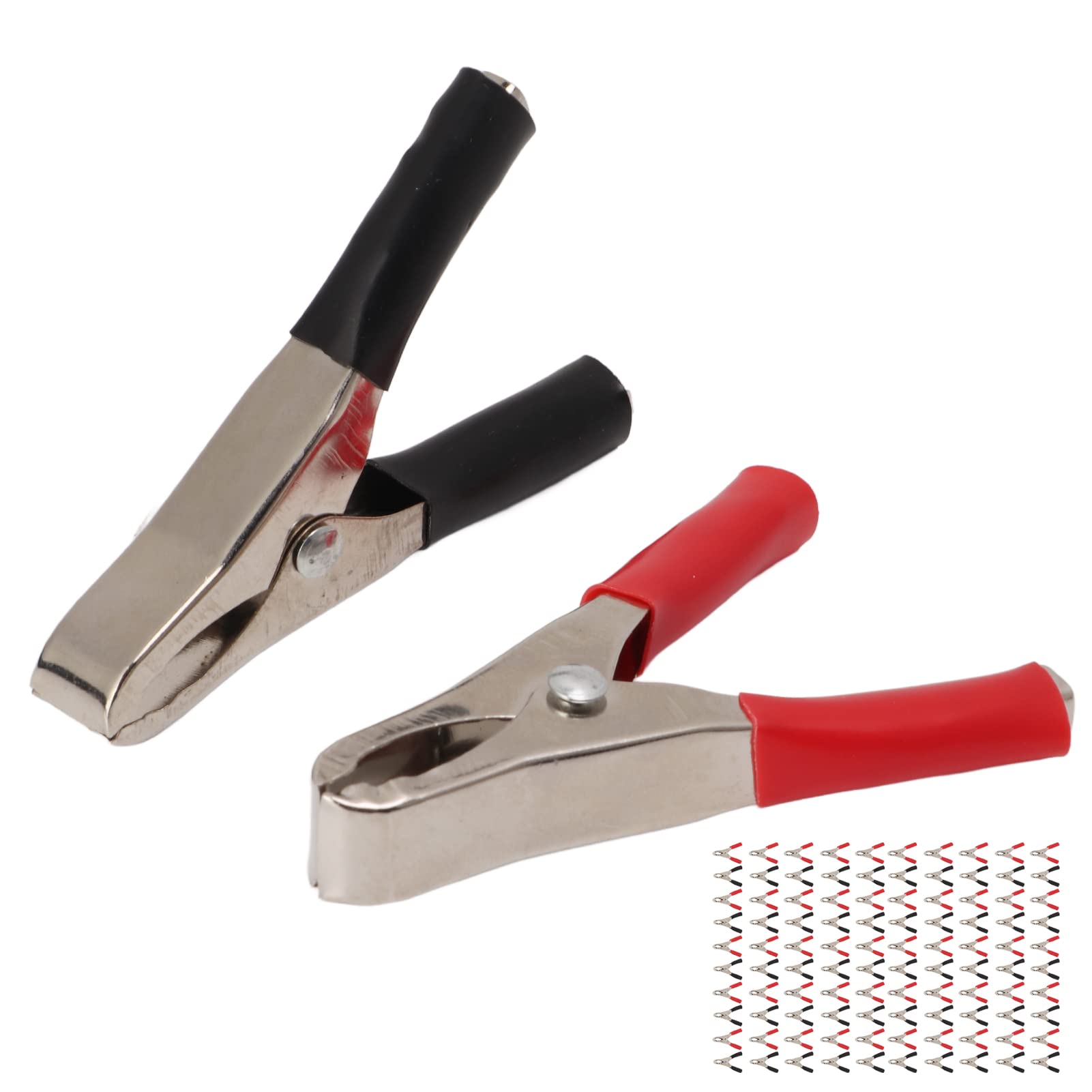 High Precision Insulated Safety Test Clips - Lightweight Electric Measurement Clamps for Laboratory Experiments & DIY Electronics Testing
