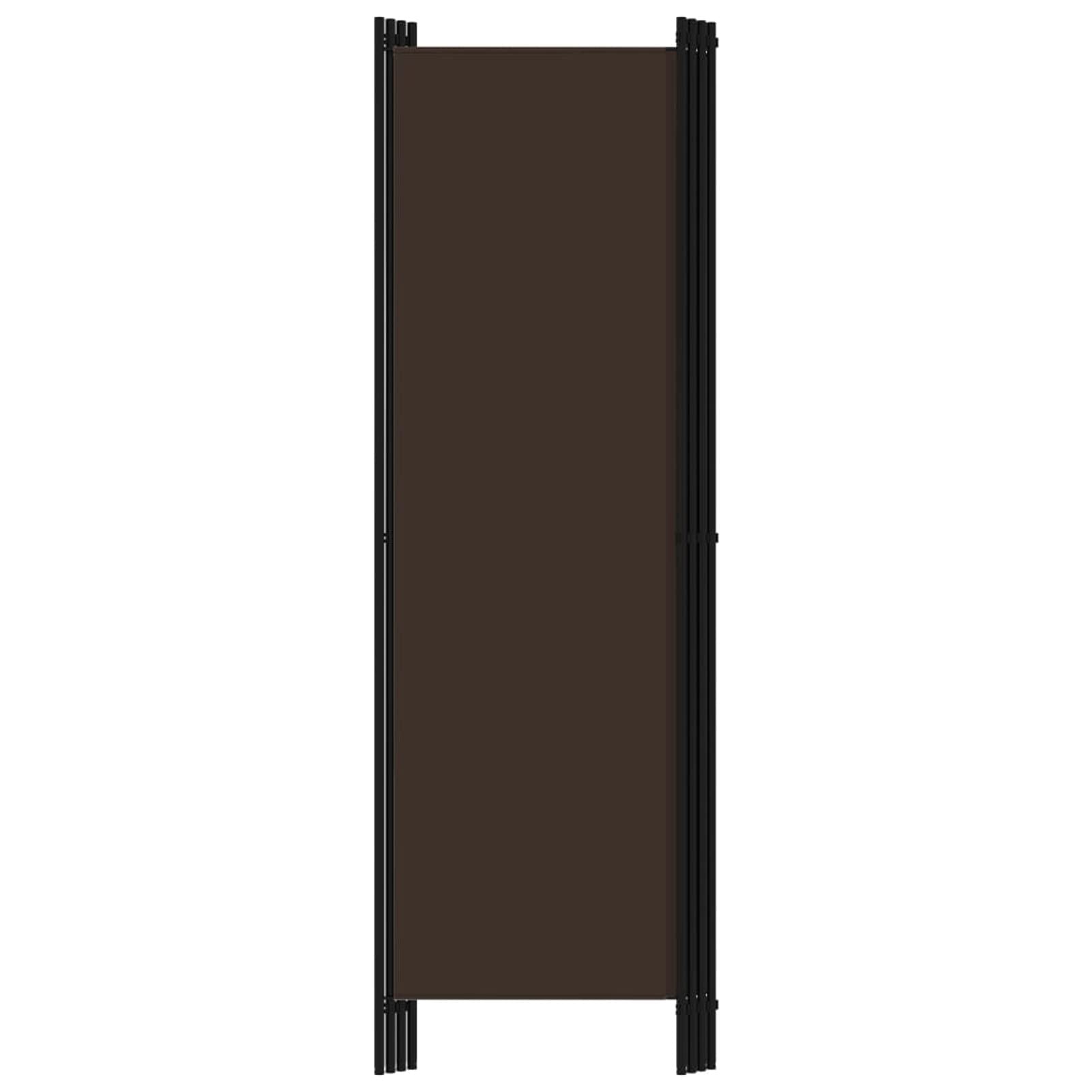 Tidyard 4-Panel Room Divider - Freestanding Fabric Partition Screen with Iron Frame (78.7