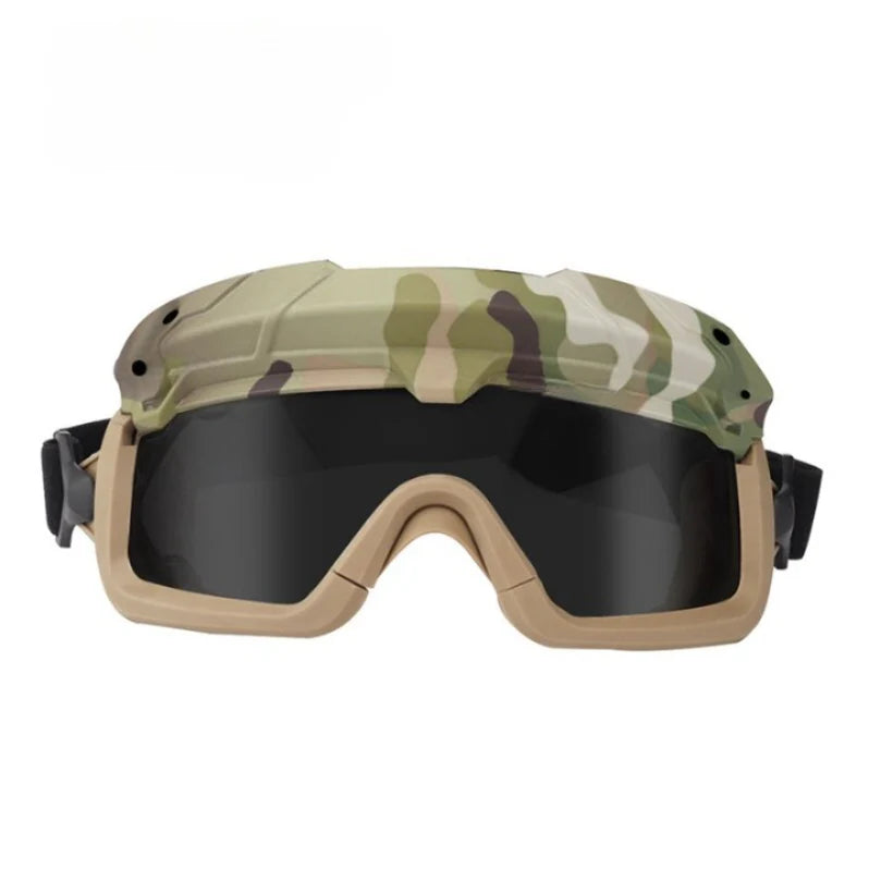 Anti Fog Tactical Goggles - Military Grade Ballistic Impact Protection for Airsoft & Paintball | UV Protection, Scratch Resistant for Outdoor Sports, Shooting Range & Safety Work