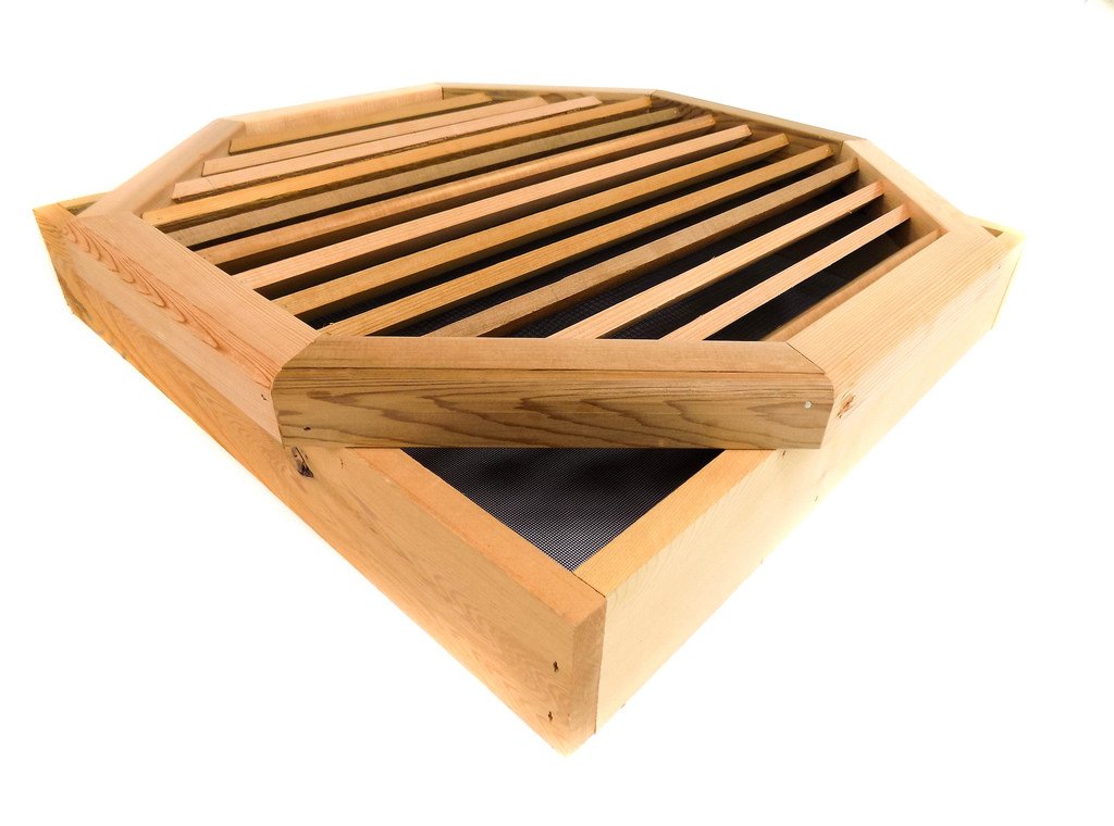 Octagon Clear Cedar Vent - 24x24 Inch Recessed Mount Air Vent for Attic, Basement & Crawl Space Ventilation