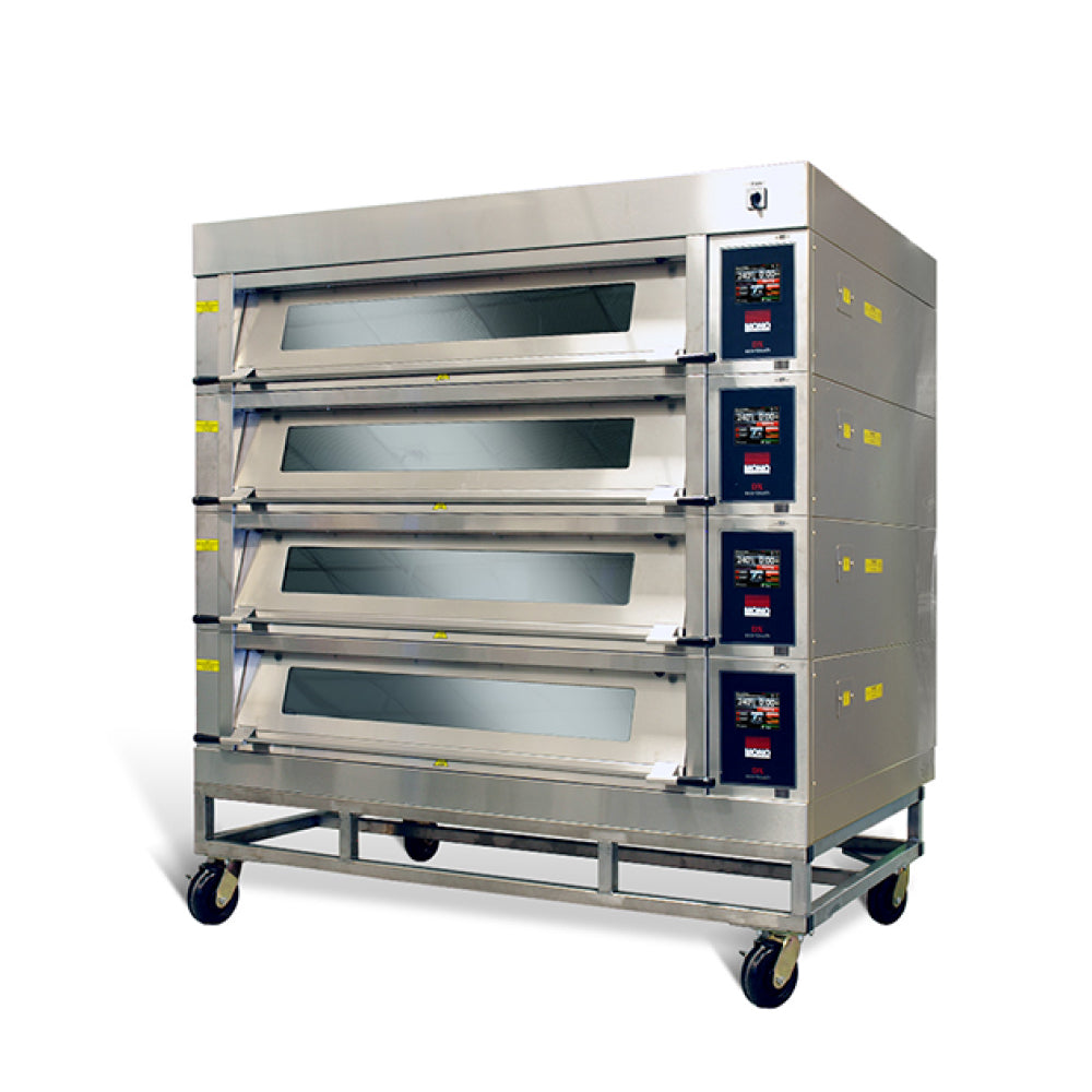 Belshaw DX ECOTOUCH 2W 3 55.75 Stackable Electric 3 Deck Commercial Oven - Perfect for Bakeries, Cafes, and Restaurants