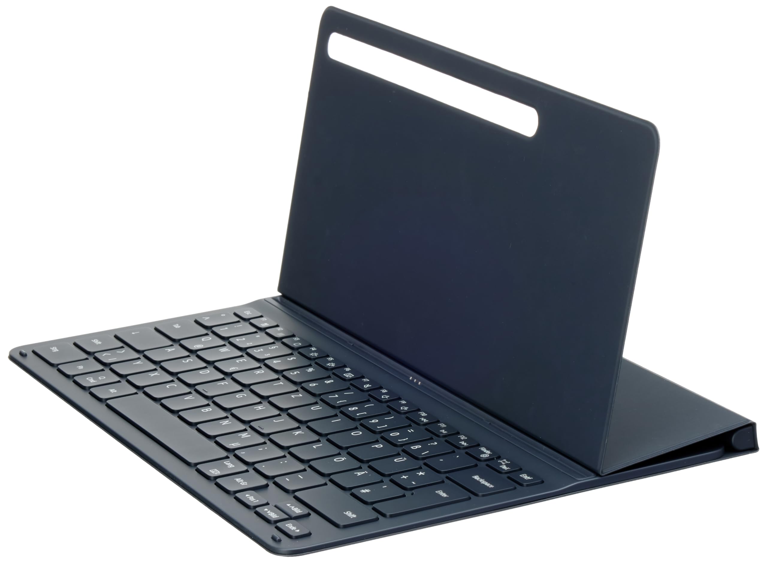 Samsung Galaxy Tab S7+ & S7 FE Keyboard Cover Slim EF-DT730 - 12.4 Inch Bluetooth Keyboard Case (Black) | Perfect for Work, Study & Travel