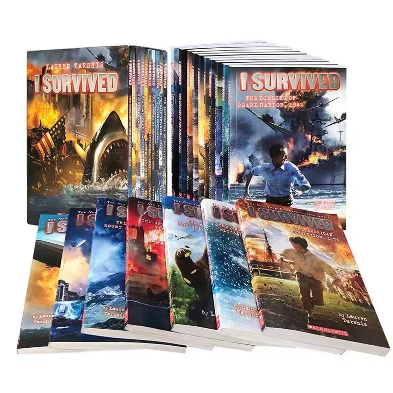 HiAnifri Superkids I Survived Series 20 Books Set - Historical Fiction Chapter Books for Kids Ages 8-12 | Perfect for Homeschooling, Classroom Reading & Young History Enthusiasts