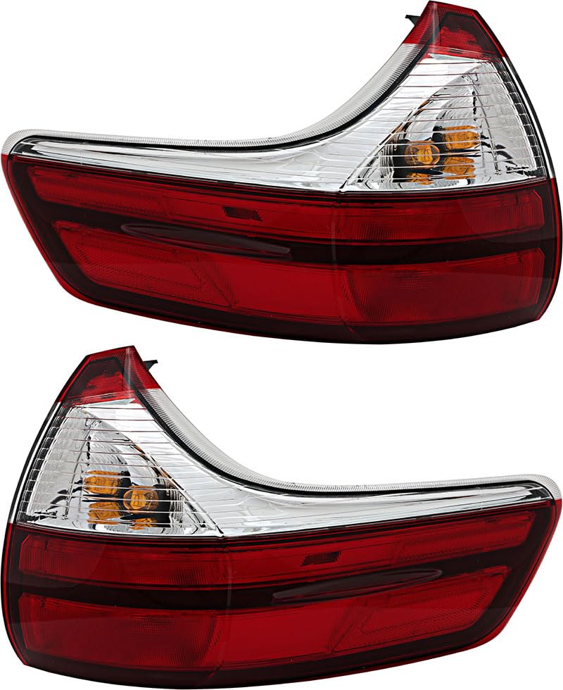 Toyota Sienna Tail Lights Set - Compatible with 2015-2020 Base/L/LE/XLE/Limited Models - Driver & Passenger Side Replacement Lamps - Perfect for Night Driving Safety and Vehicle Customization