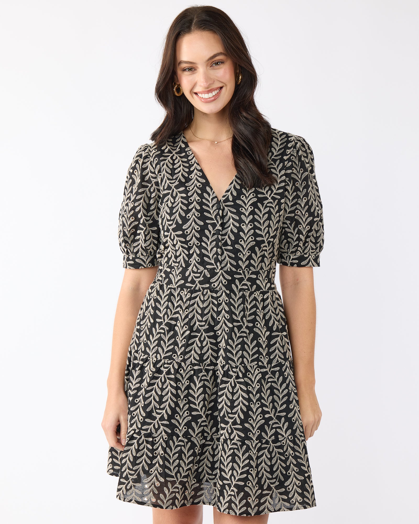 La Croisette Dress - Women's Floral Summer Dress, Casual & Elegant, Perfect for Beach Vacations, Parties, and Date Nights