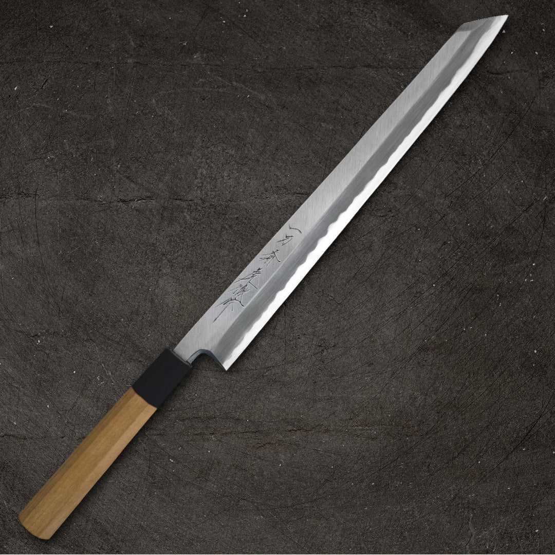 Premium Ittosai Kotetsu White #2 Kiritsuke Yanagi Knife 300mm (11.8