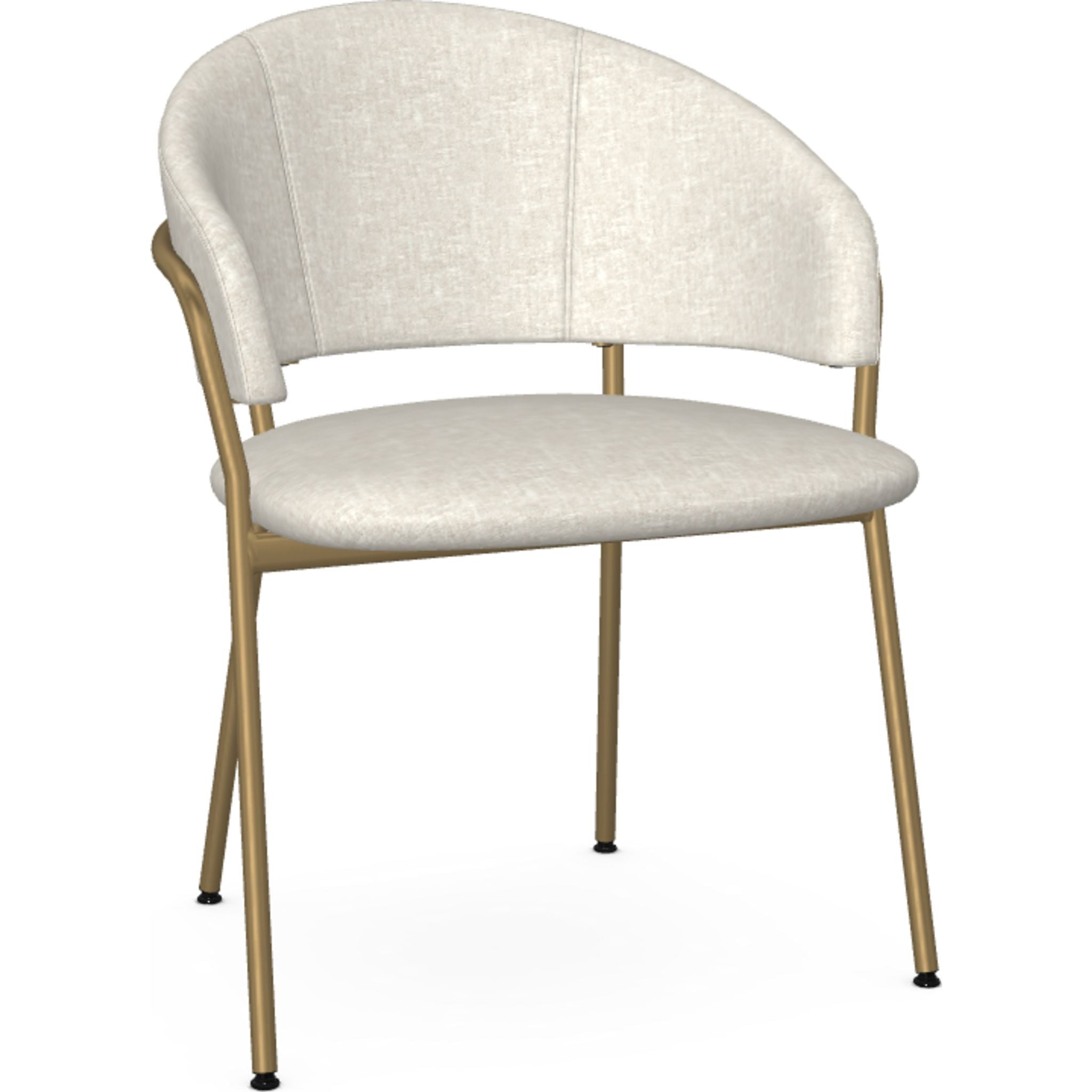 Atria Side Chair - Whisper White Modern Dining Chair (30346 27 L5) - Perfect for Kitchen, Dining Room & Office Workspace