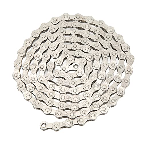 8-Speed Bike Chain - 116 Links Double Bridge Design, High Tensile & Torsional Resistance, Anti-Rust Mountain Bike Chain - Professional Bike Mechanic Repair Kit for Road Bikes & Cycling Enthusiasts - Perfect for Commuting, Trail Riding & Bike Maintenance