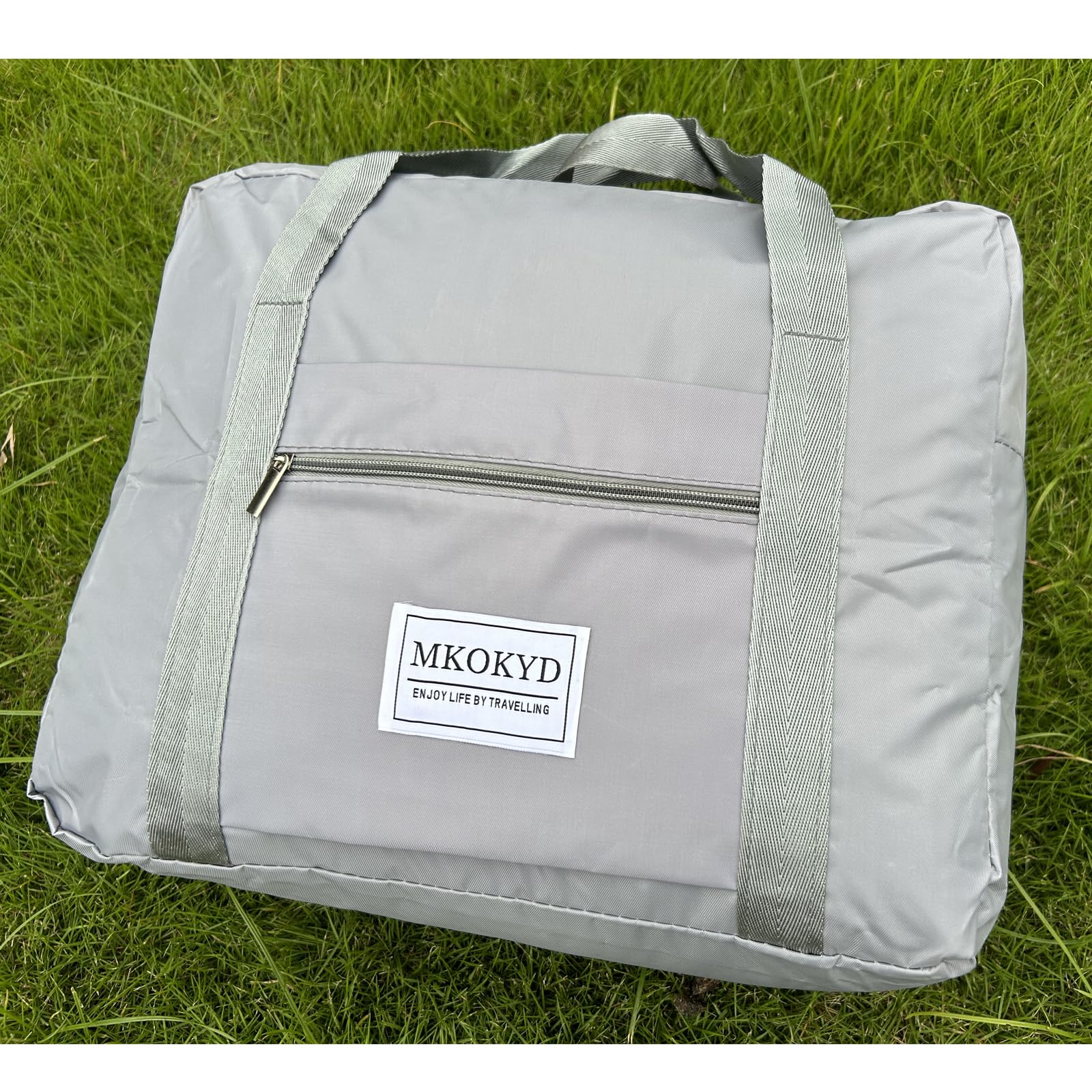 Large 70L Foldable Duffel Bag for Travel - Waterproof Weekender Overnight Bag with Trolley Sleeve - Perfect for Gym, Camping & Airplane Carry-On (Men & Women)