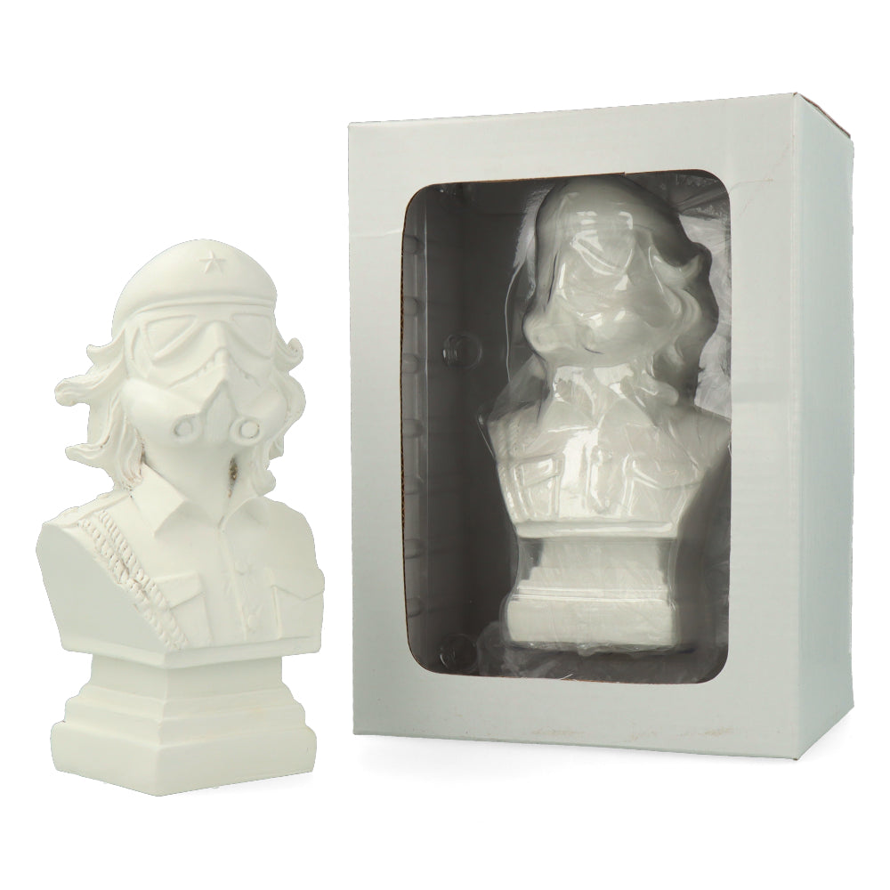 Star Wars Chewbacca White Trooper Bust - Collectible Figurine for Home Decor, Office Display, and Star Wars Fan Gifts