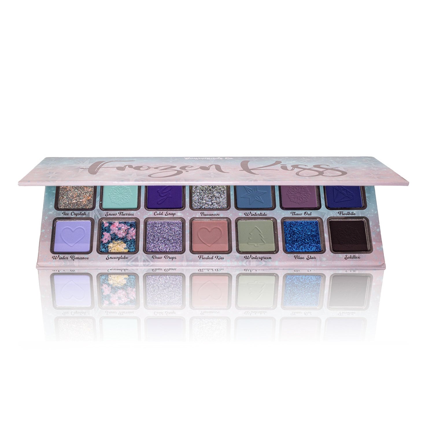 Frozen Kiss Eyeshadow Palette - 18 Highly Pigmented Matte & Shimmer Shades, Vegan & Cruelty-Free Makeup Kit for Professional & Everyday Looks | Perfect for Parties, Weddings, Date Nights & Special Occasions