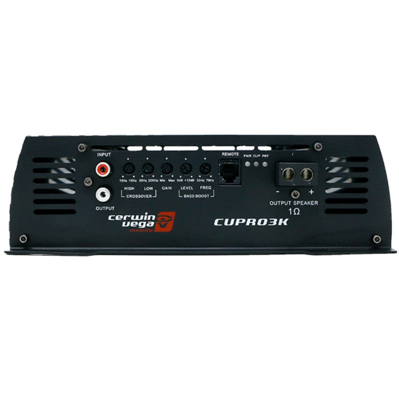 Cerwin Vega CVPRO3K 3000W Class D Monoblock Car Amplifier - High Power Bass Boost for Car Audio Systems | Perfect for Subwoofers & Aftermarket Upgrades